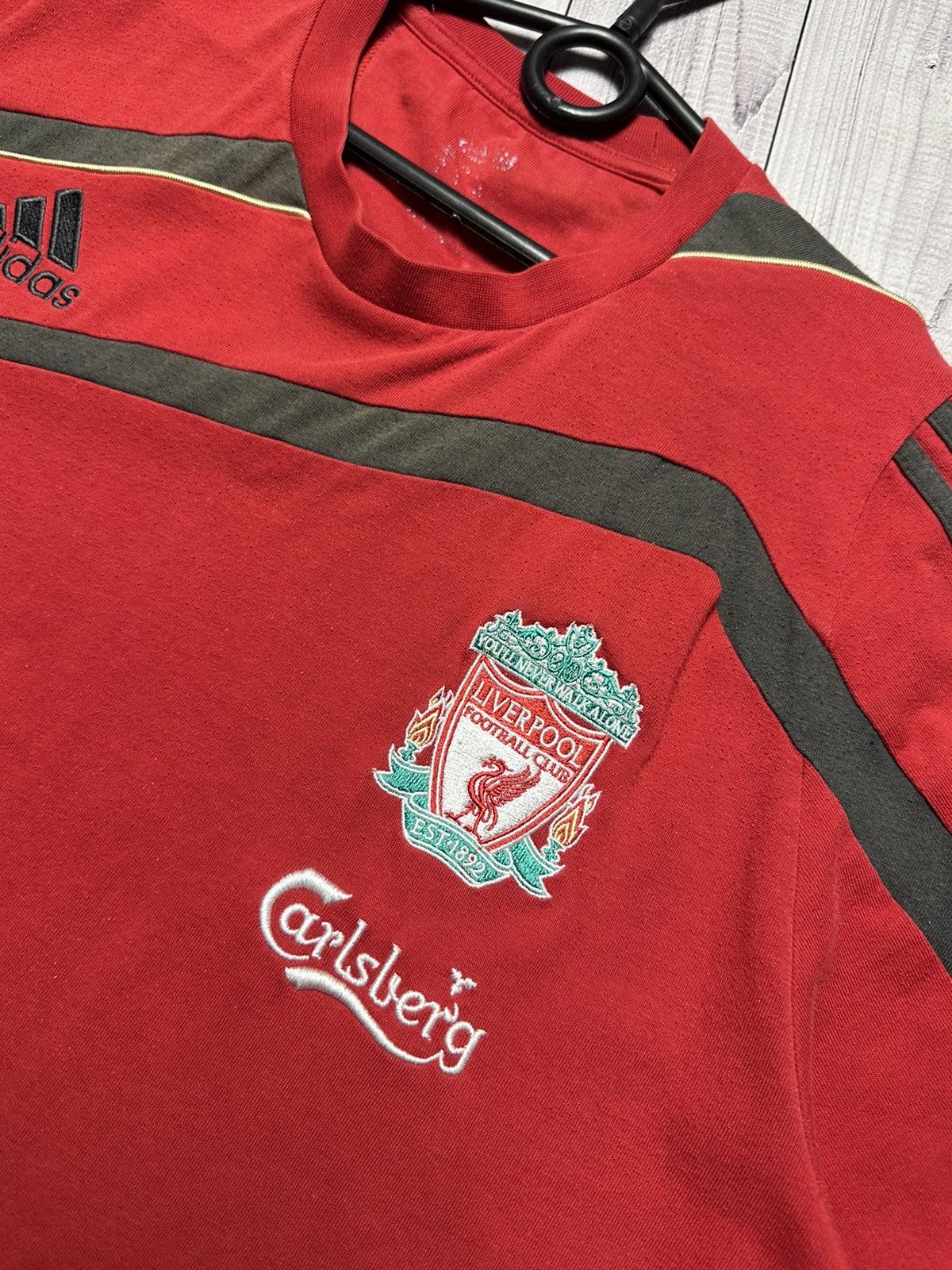 Vintage Vintage Liverpool soccer tee size L carlsberg Size US L / EU 52-54 / 3 - 3 Thumbnail
