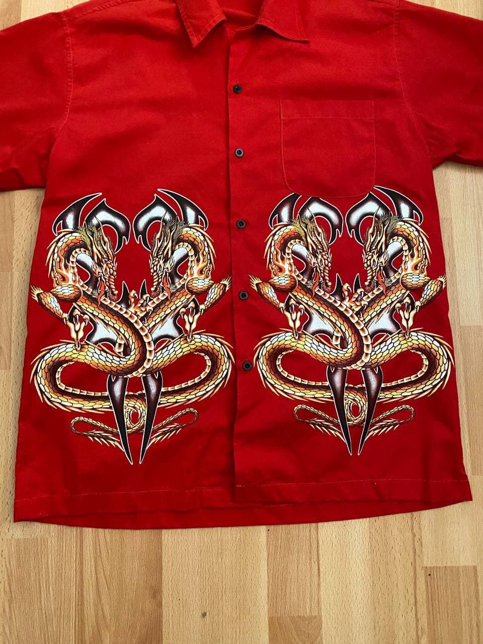 Other Vintage Dragon Shirt Japanese Size US XL / EU 56 / 4 - 2 Thumbnail
