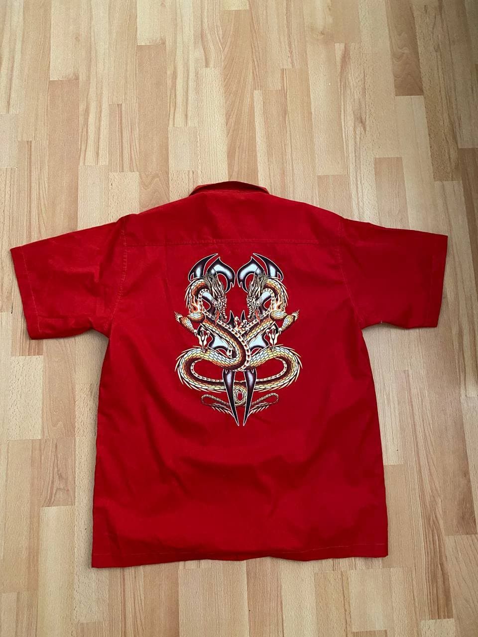 Other Vintage Dragon Shirt Japanese Size US XL / EU 56 / 4 - 3 Thumbnail