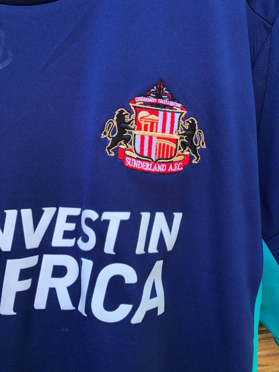 Vintage Sunderland Football Soccer Shirt Jersey adidas Size US XL / EU 56 / 4 - 4 Thumbnail