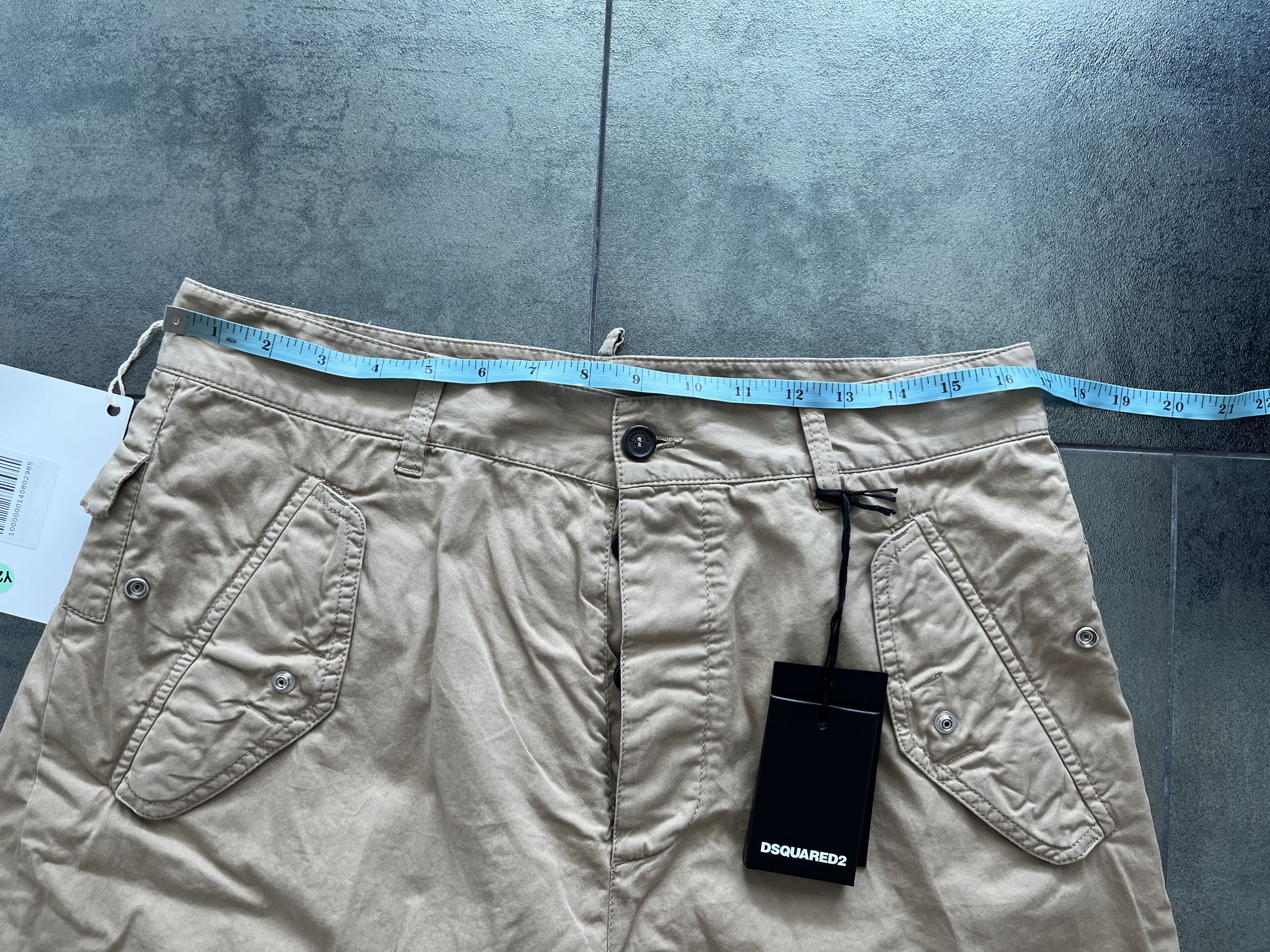 Dsquared2 DSquared2 Khaki Cotton Shorts Size US 32 / EU 48 - 6 Thumbnail