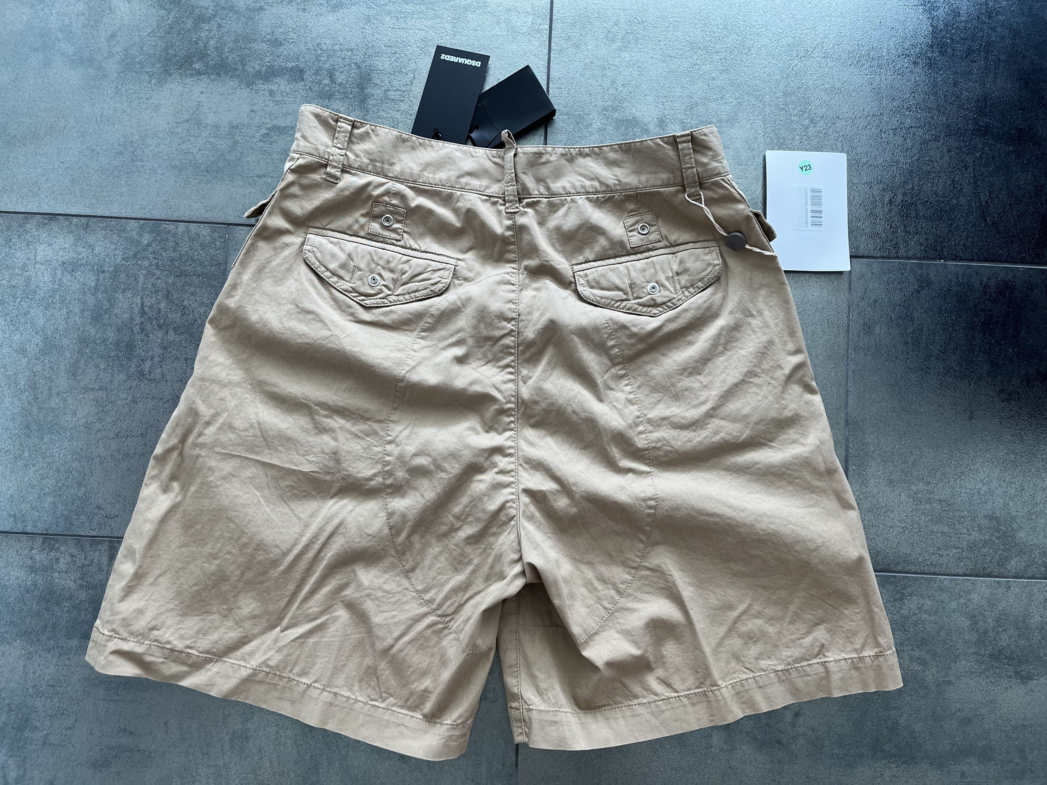 Dsquared2 DSquared2 Khaki Cotton Shorts Size US 32 / EU 48 - 5 Thumbnail