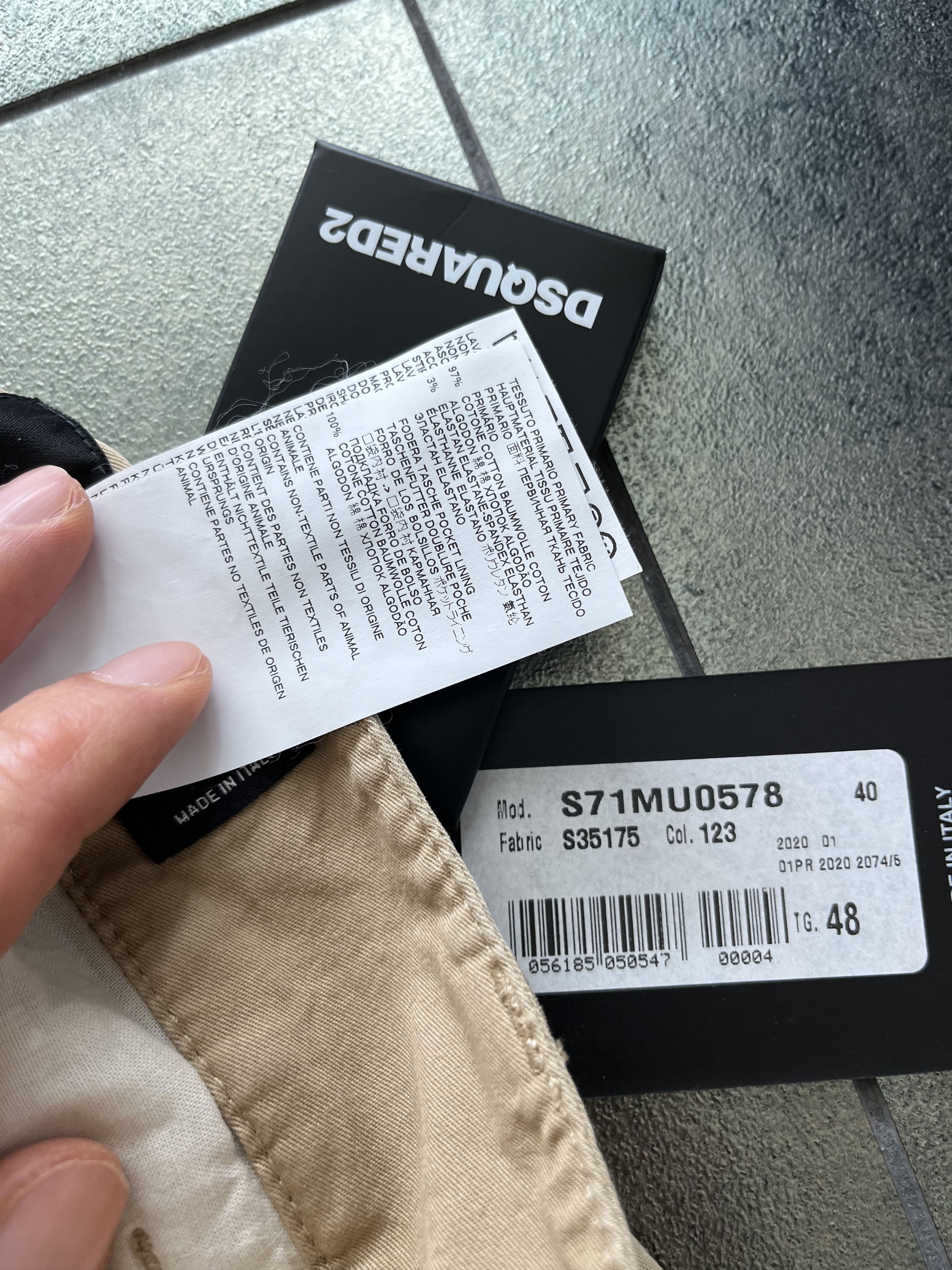 Dsquared2 DSquared2 Khaki Cotton Shorts Size US 32 / EU 48 - 11 Thumbnail