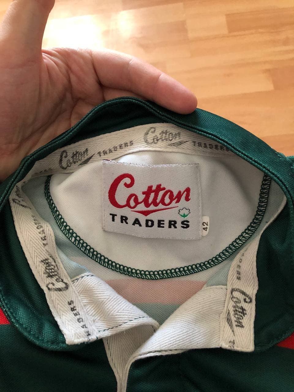 Cotton Traders Leicester Tigers Home Shirt Jersey Rugby Bradstone Catton Size US M / EU 48-50 / 2 - 4 Thumbnail