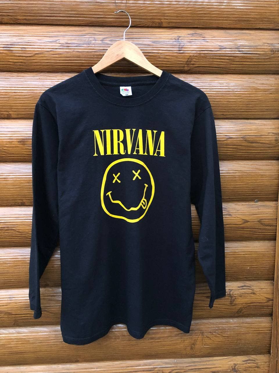 Band Tees × Nirvana × Vintage Vintage Nirvana Distressed Long Sleeve Size US M / EU 48-50 / 2 - 1 Thumbnail