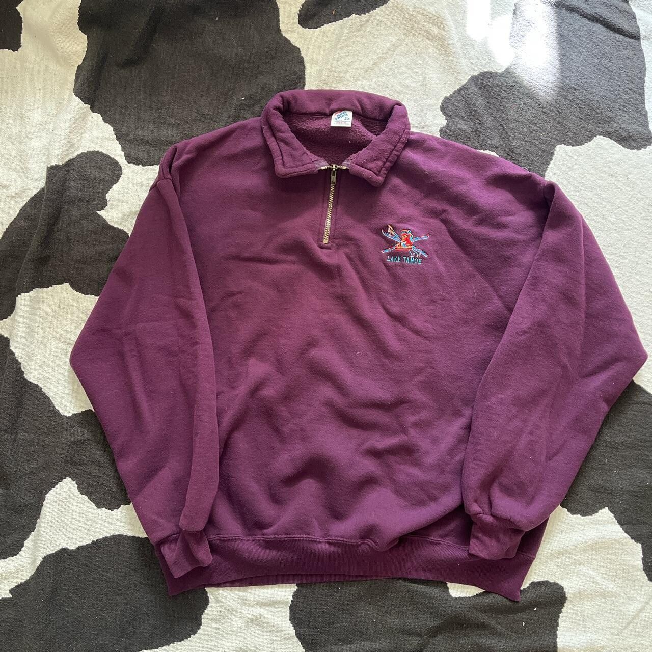 Jerzees Vintage made in USA Lake Tahoe sweatshirt Size US XL / EU 56 / 4 - 1 Preview