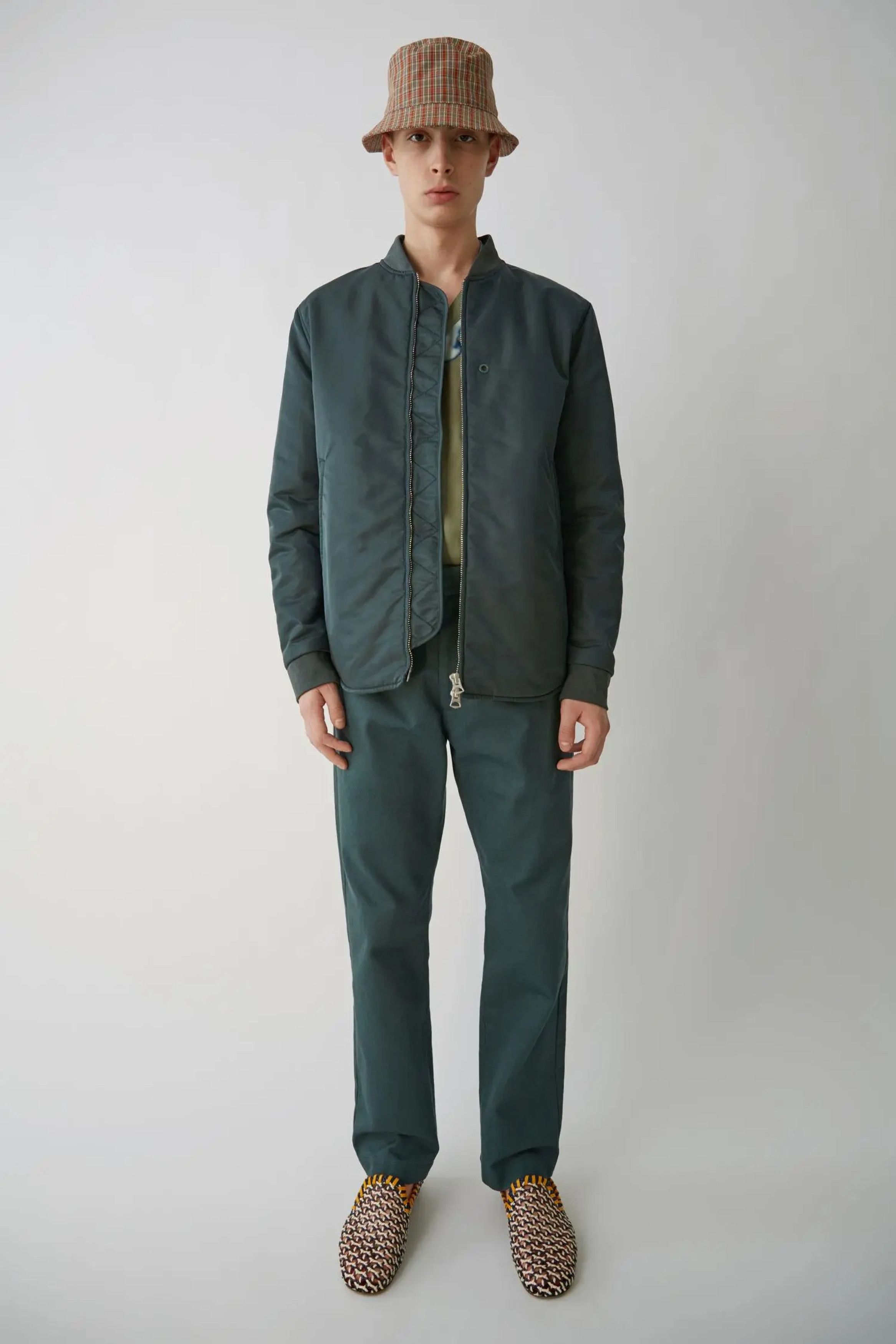 Acne Studios [46] Mylon Shine Bomber Jacket (SS18) Size US S / EU 44-46 / 1 - 6 Thumbnail