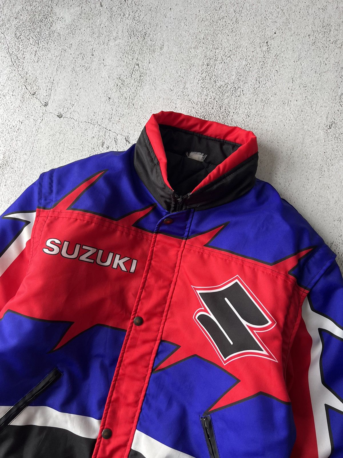 Ferrari × Honda Suzuki Racing Motors Vintage Jacket 2 in 1 (Honda, Marlboro) Size US S / EU 44-46 / 1 - 4 Thumbnail