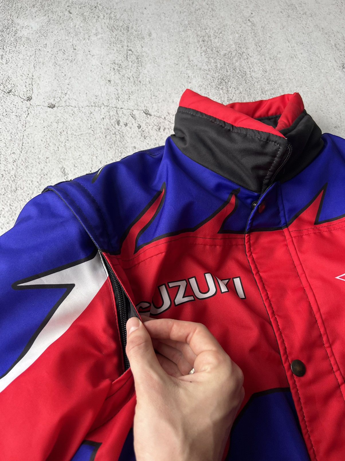 Ferrari × Honda Suzuki Racing Motors Vintage Jacket 2 in 1 (Honda, Marlboro) Size US S / EU 44-46 / 1 - 13 Thumbnail