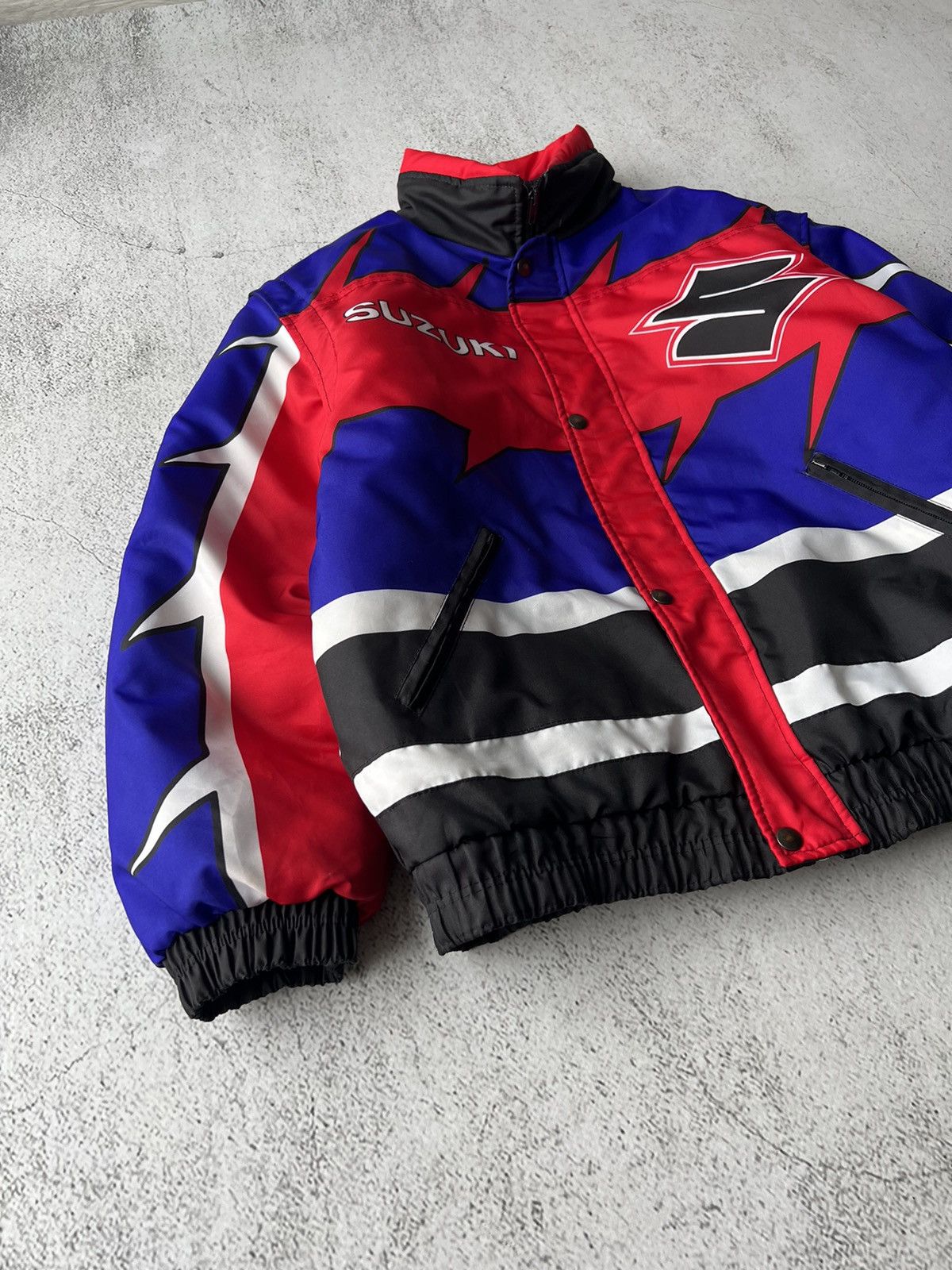 Ferrari × Honda Suzuki Racing Motors Vintage Jacket 2 in 1 (Honda, Marlboro) Size US S / EU 44-46 / 1 - 7 Thumbnail
