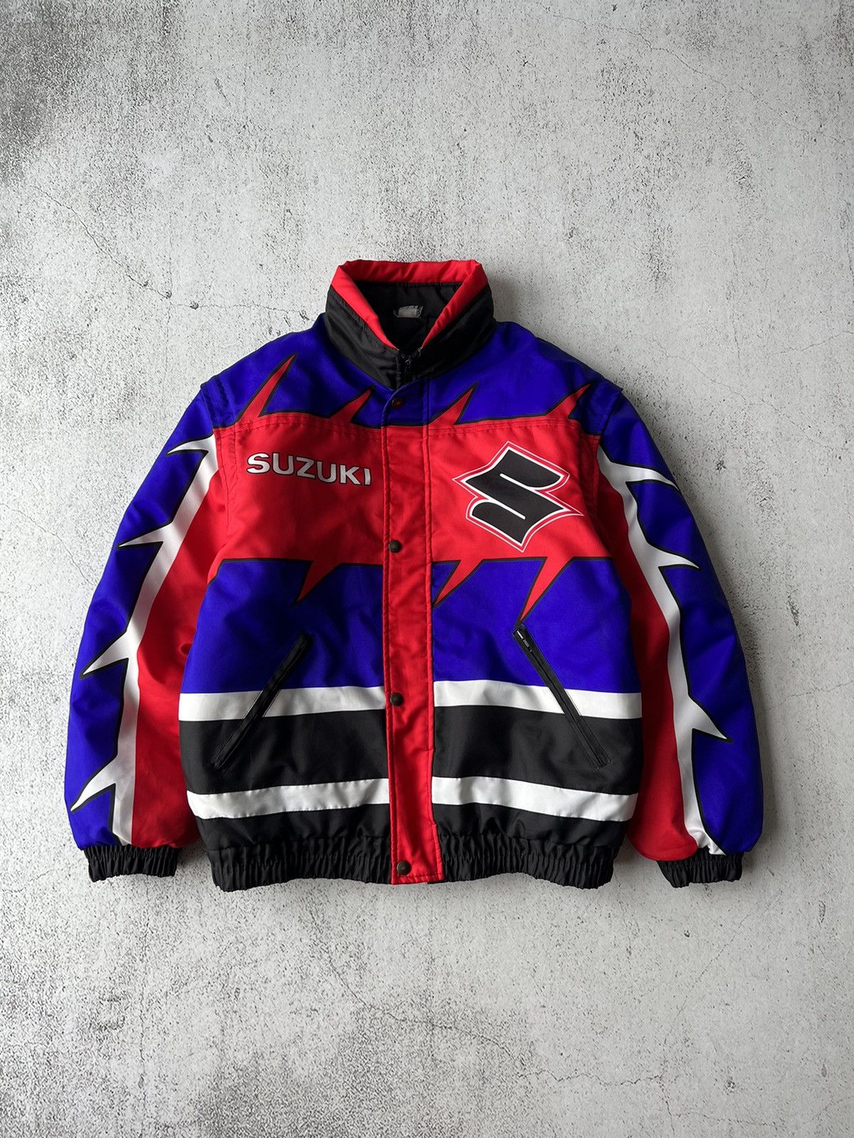Ferrari × Honda Suzuki Racing Motors Vintage Jacket 2 in 1 (Honda, Marlboro) Size US S / EU 44-46 / 1 - 1 Thumbnail