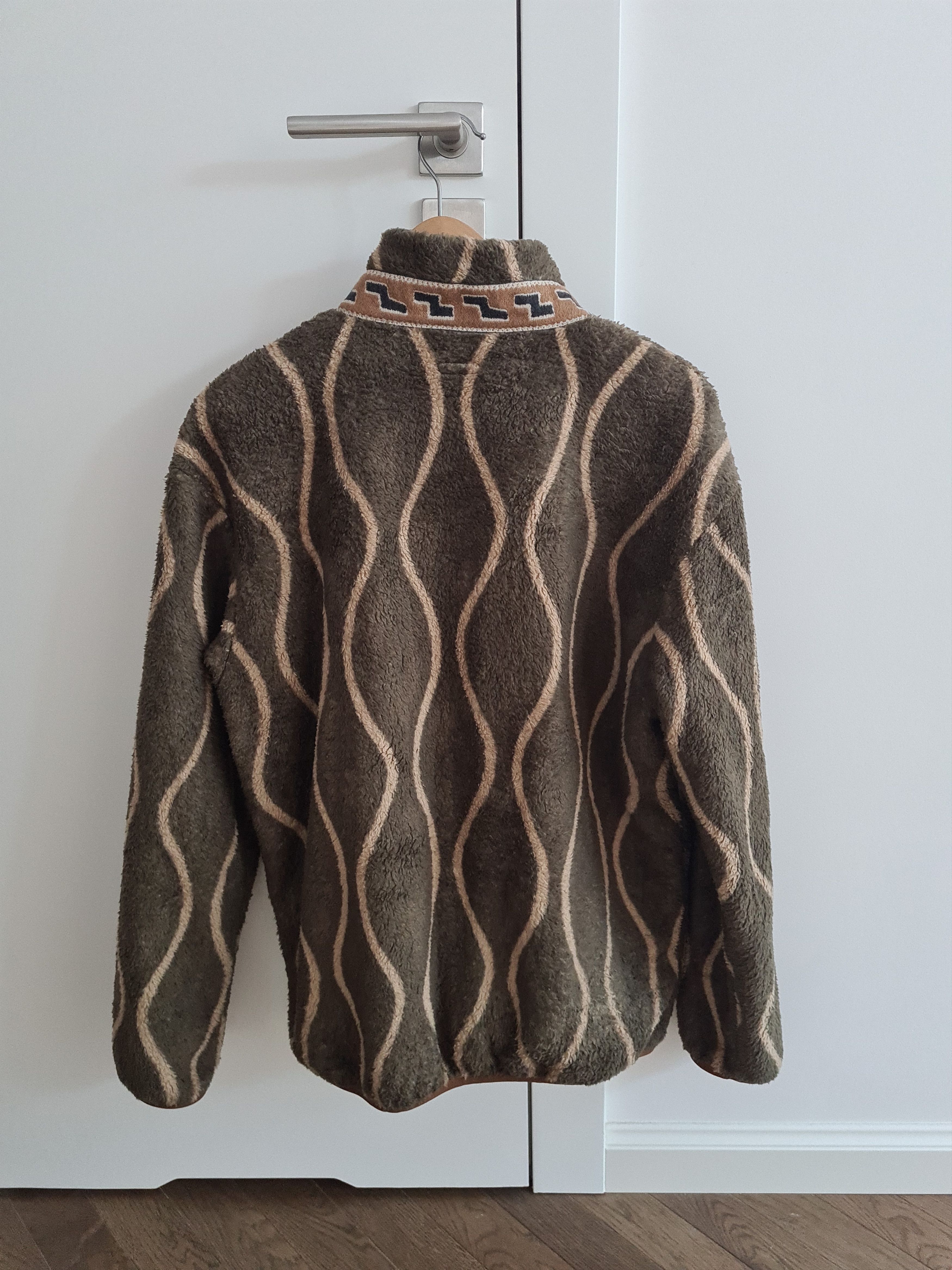 Kapital [3] Drunk Stripe Fleece Zip Up (AW22) Size US L / EU 52-54 / 3 - 2 Thumbnail