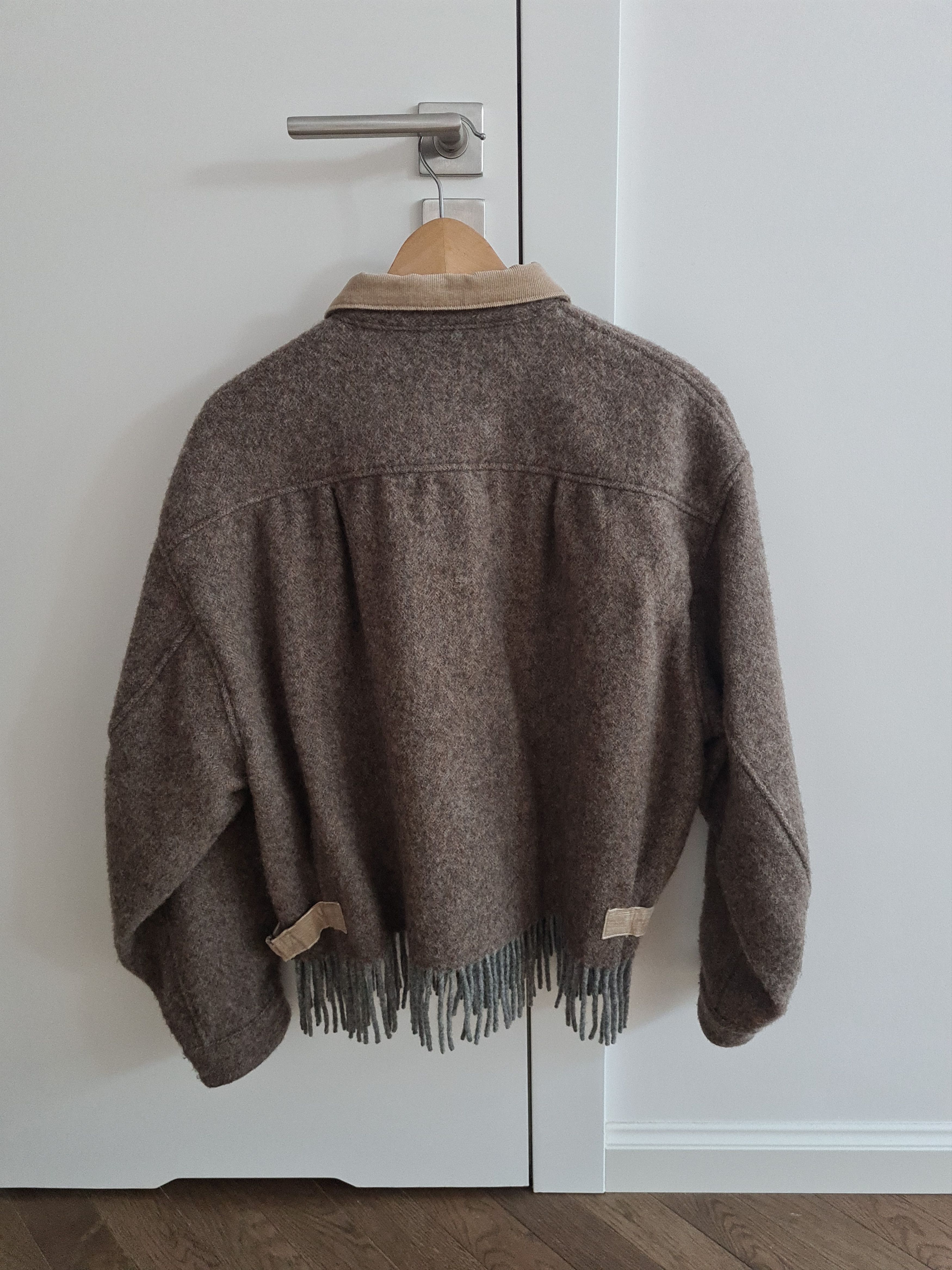Kapital [2] Herringbone Wool Fringe 1st Jacket (FW21) Size US M / EU 48-50 / 2 - 2 Thumbnail