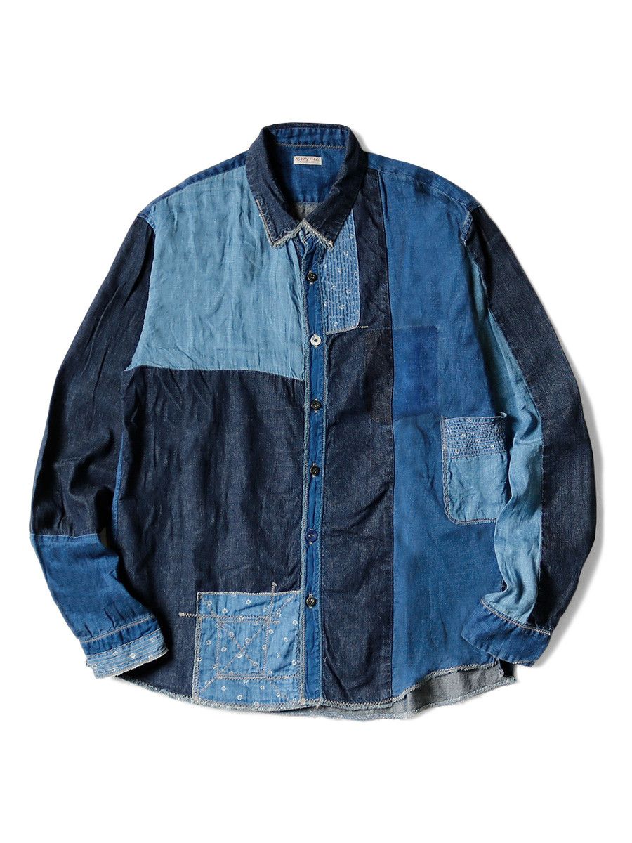 Kapital [3] Patchwork Kathmandu Shirt (SS22) Size US L / EU 52-54 / 3 - 7 Thumbnail