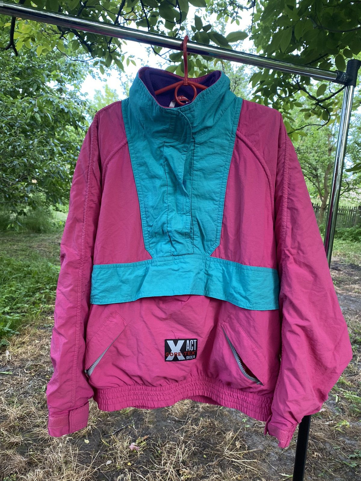 Vintage Goretex made in finland xact skila fleece vintage jacket Grailed