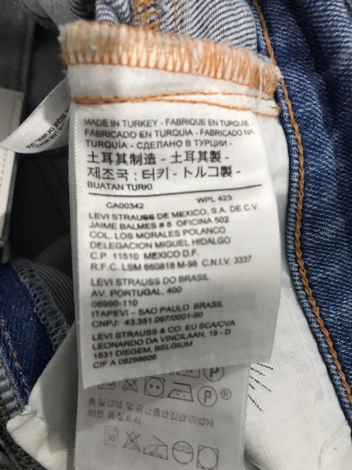 Levi's Made & Crafted × Off-White Off-White X Levi's Made & Crafted Blue Denim Jean Size US 27 - 5 Thumbnail