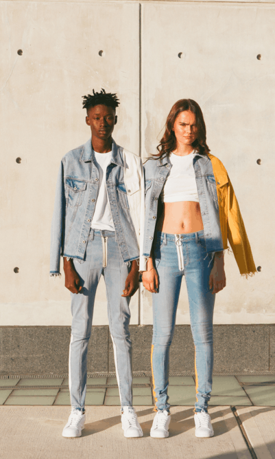 Levi's Made & Crafted × Off-White Off-White X Levi's Made & Crafted Blue Denim Jean Size US 27 - 2 Thumbnail