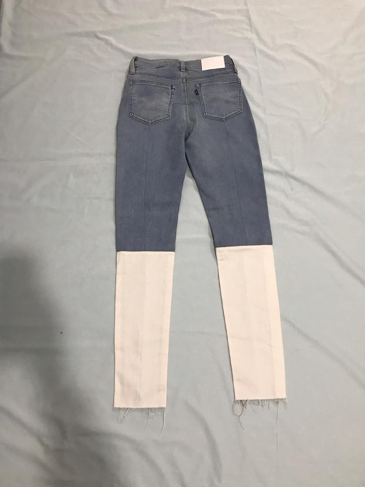 Levi's Made & Crafted × Off-White Off-White X Levi's Made & Crafted Blue Denim Jean Size US 27 - 7 Thumbnail