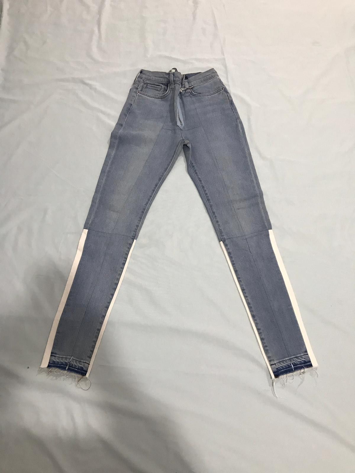 Levi's Made & Crafted × Off-White Off-White X Levi's Made & Crafted Blue Denim Jean Size US 27 - 3 Thumbnail