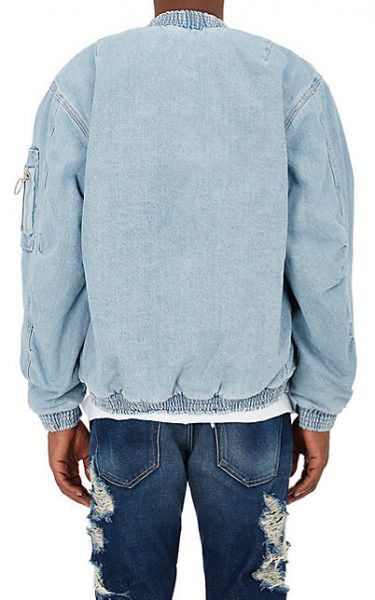Levi's Made & Crafted × Off-White Off-White X Levi's Made& Crafted Denim Bomber Jacket Size US XL / EU 56 / 4 - 3 Thumbnail