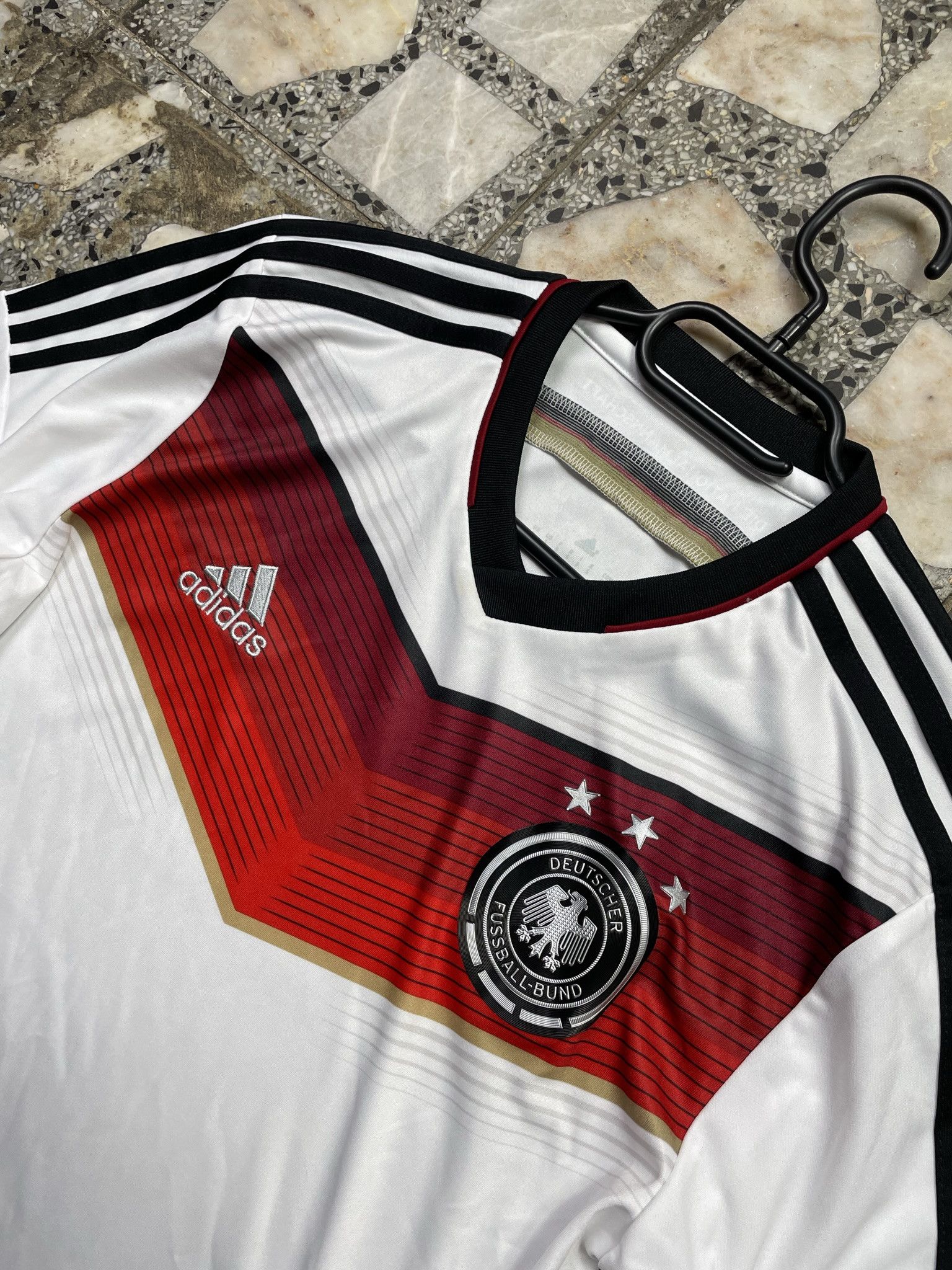 Adidas ADIDAS GERMANY FOOTBALL KIT SOCCER JERSEY EURO 2014 Size US S / EU 44-46 / 1 - 2 Thumbnail