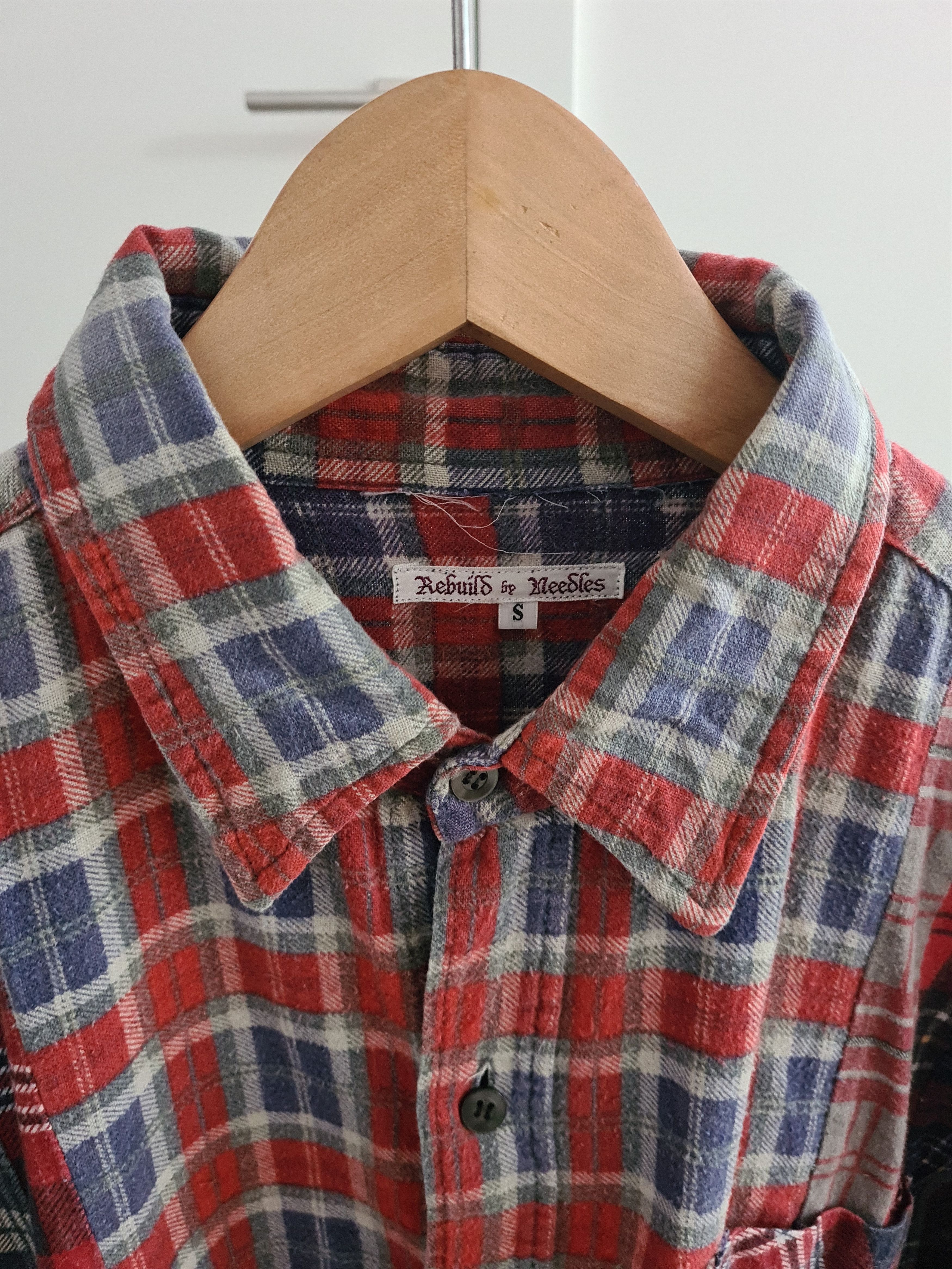 Needles [S] 7 Cuts Wide Flannel Shirt Size US S / EU 44-46 / 1 - 3 Thumbnail