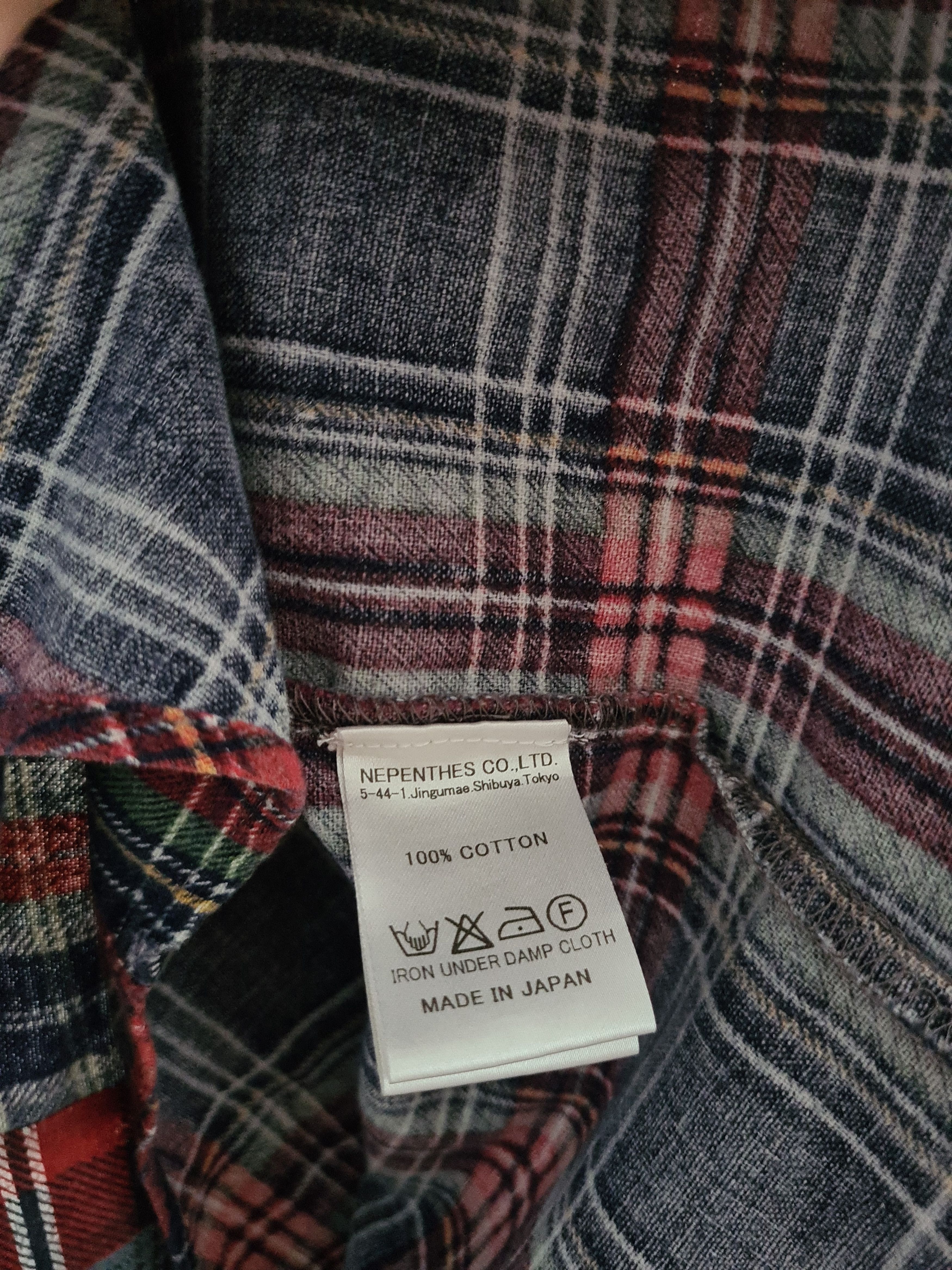 Needles [S] 7 Cuts Wide Flannel Shirt Size US S / EU 44-46 / 1 - 4 Thumbnail