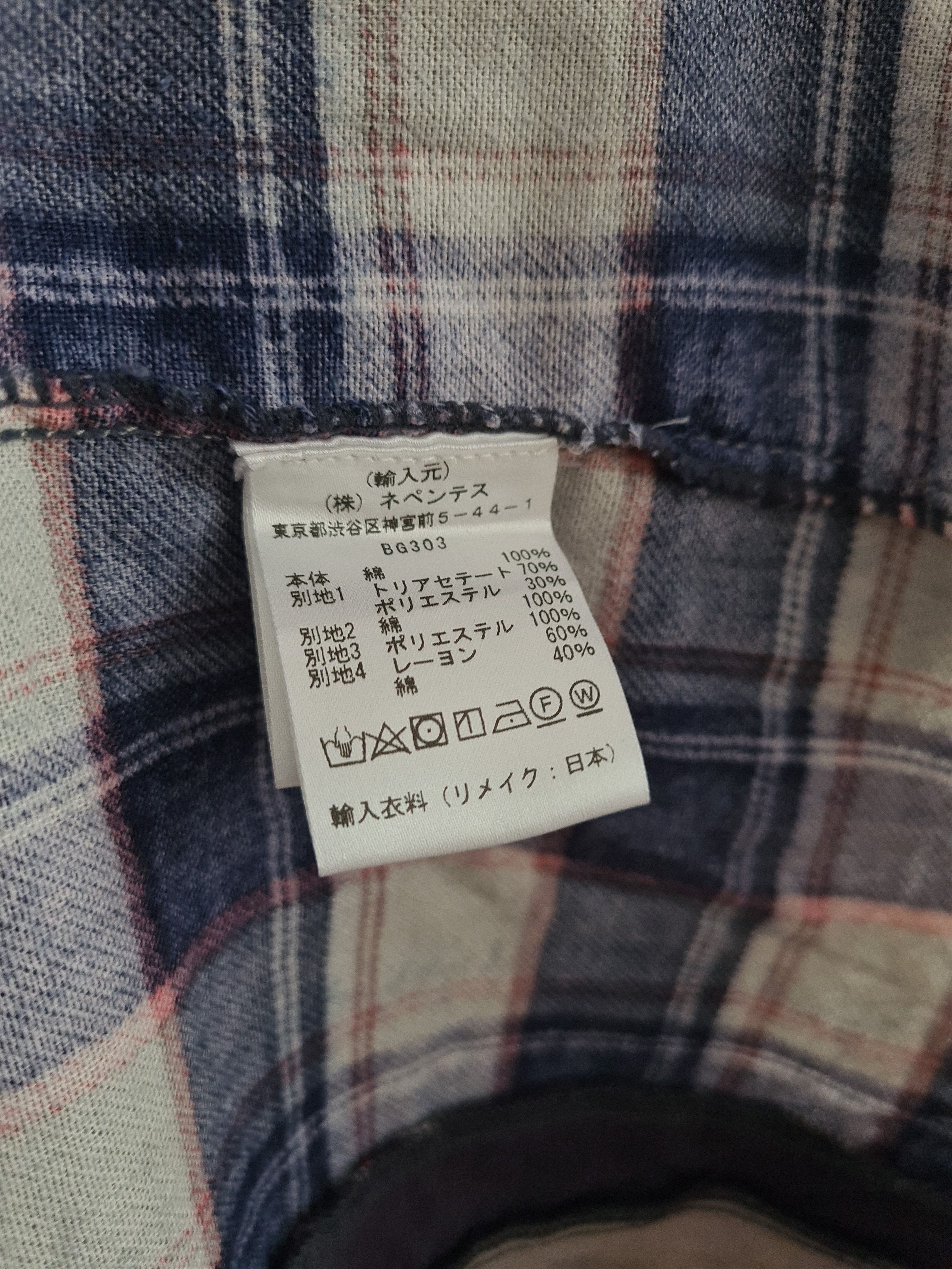 Needles [S] 7 Cuts Flannel Shirt Size US S / EU 44-46 / 1 - 4 Thumbnail