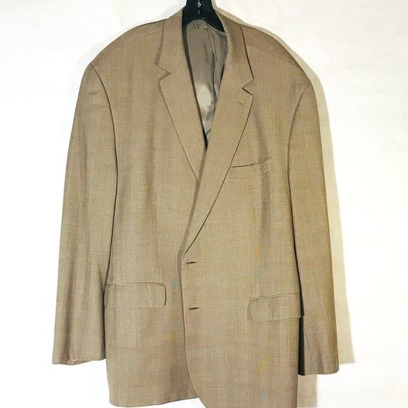 Ralph Lauren Ralph Ralph Lauren Blazer Sports Coat Jacket Gray Grey 52L W Size 52L - 1 Thumbnail