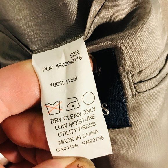 Ralph Lauren Ralph Ralph Lauren Blazer Sports Coat Jacket Gray Grey 52L W Size 52L - 5 Thumbnail