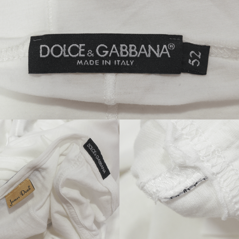 Dolce & Gabbana James Dean Print V Neck T-Shirt Size US L / EU 52-54 / 3 - 8 Thumbnail