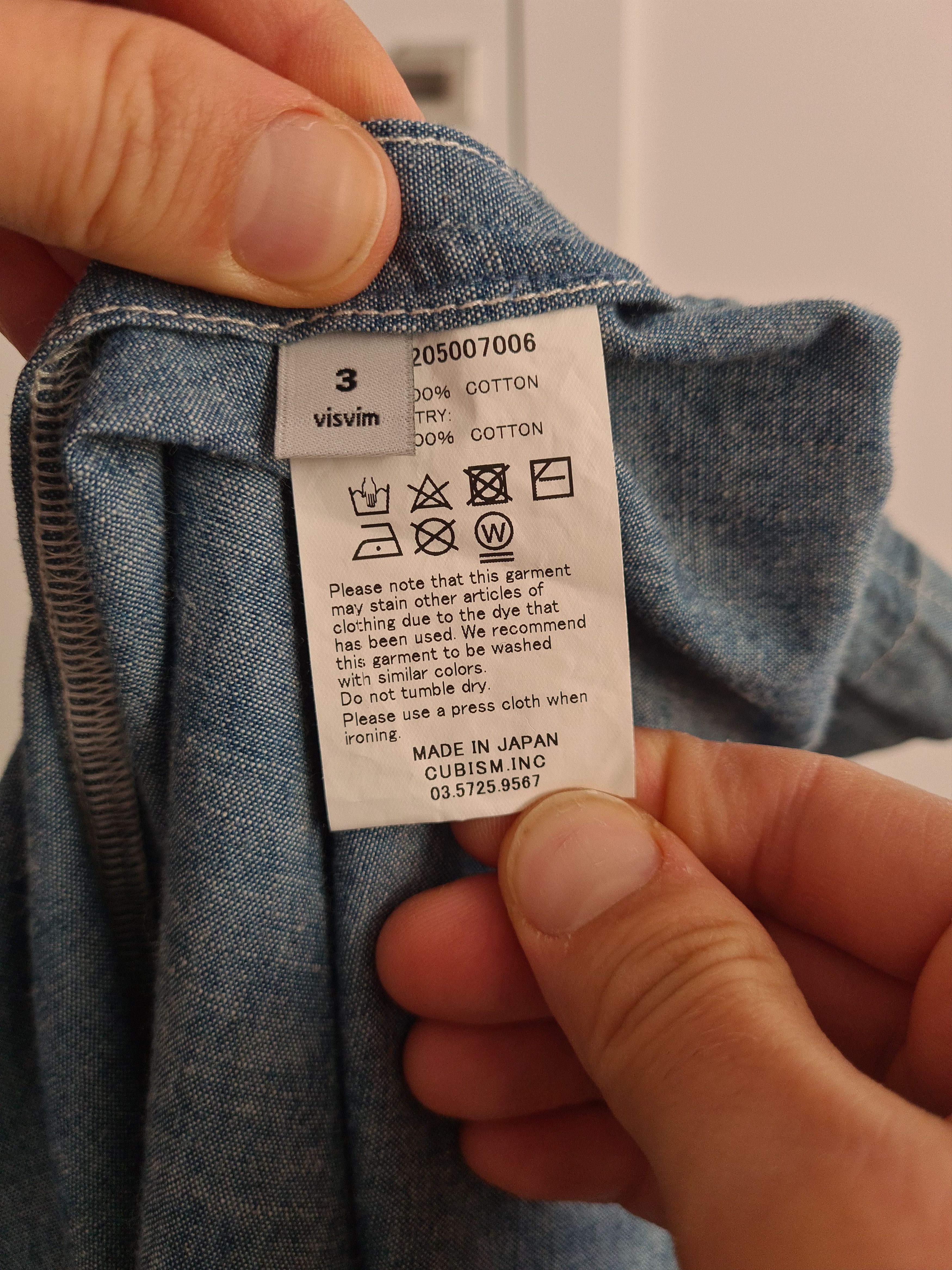 Visvim [3] Noragi Chambray Shirt (AW17) Size US L / EU 52-54 / 3 - 5 Thumbnail