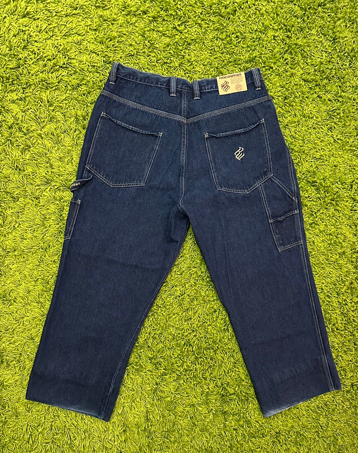 Vintage 🔥RARE Vintage Y2K Baggy Rocawear Carpenter Jeans Jay-Z | Grailed