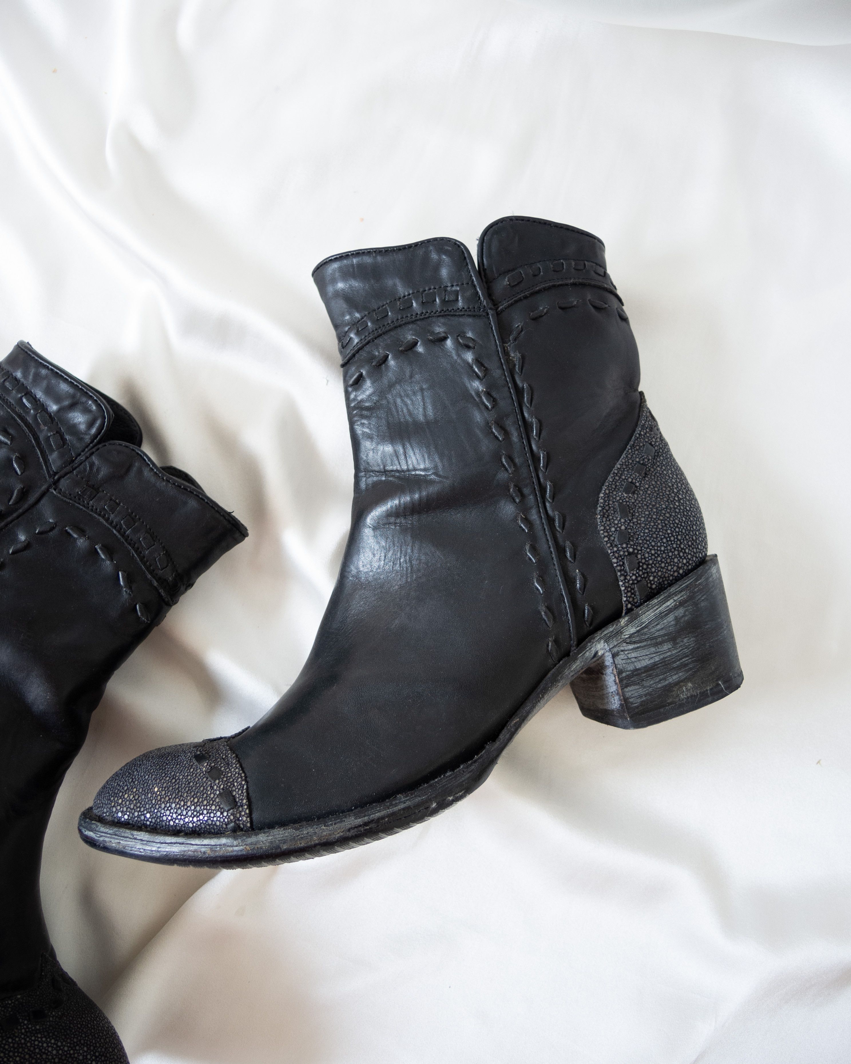 Mexicana BOOTS CRITHIER TOE BLACK STINGRAY