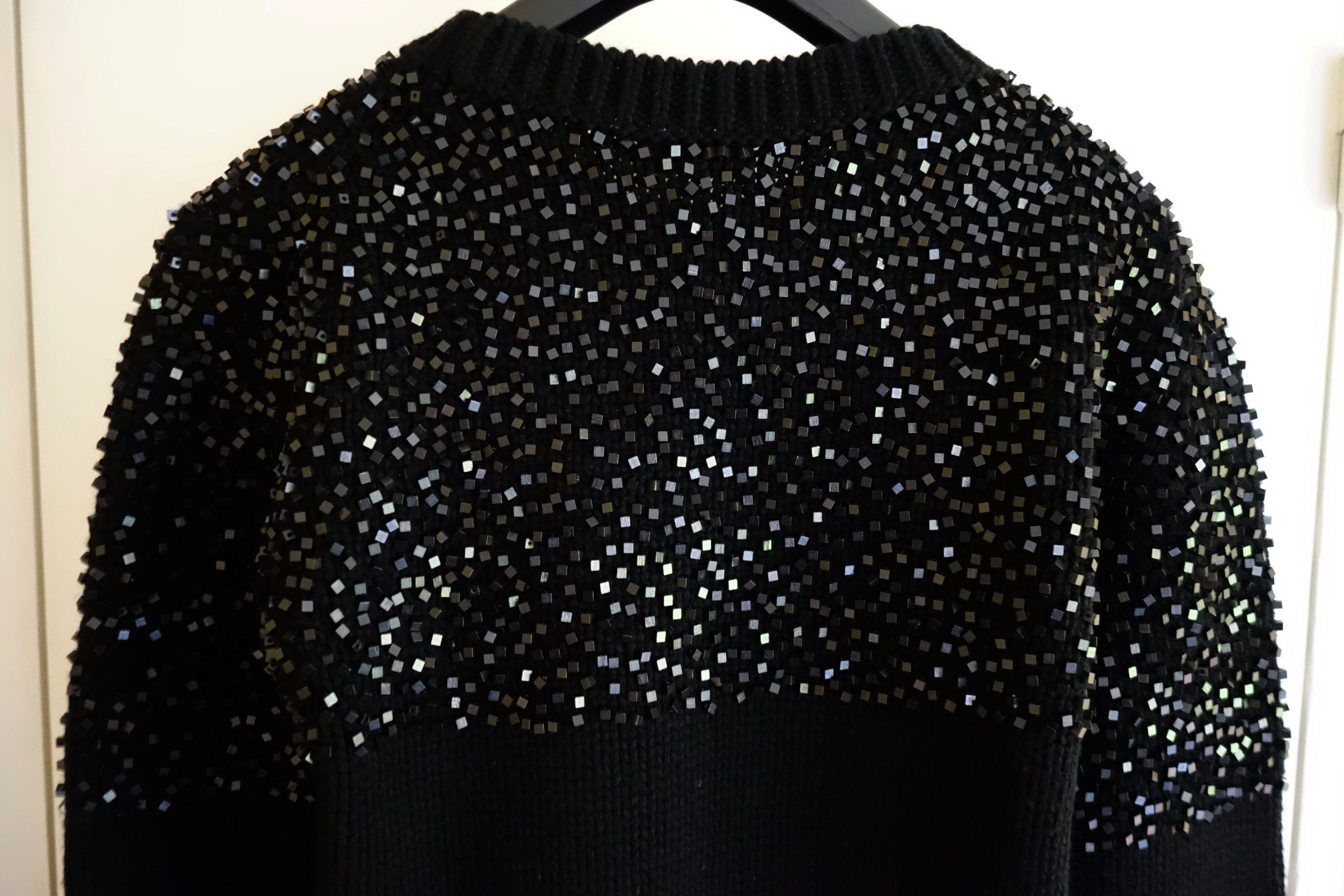 Dior × Kris Van Assche DIOR - Sweater Knitwear XS Black Wool Angles AW09 FW09 NEW Size US XS / EU 42 / 0 - 5 Thumbnail