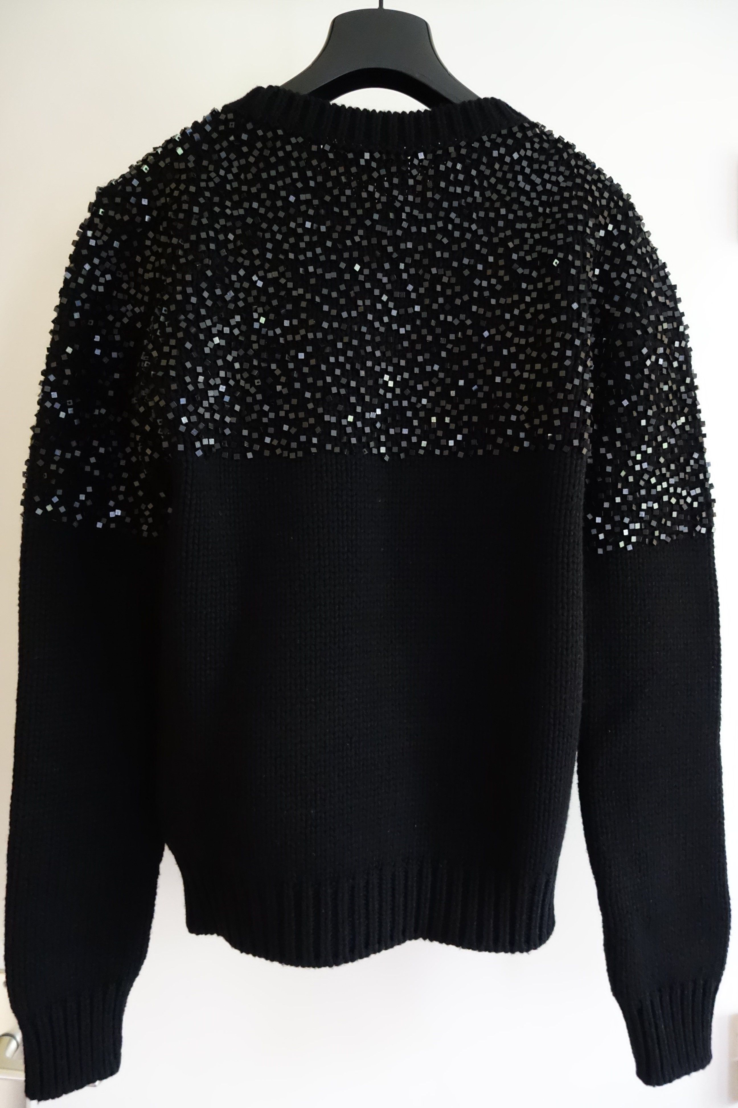 Dior × Kris Van Assche DIOR - Sweater Knitwear XS Black Wool Angles AW09 FW09 NEW Size US XS / EU 42 / 0 - 3 Thumbnail