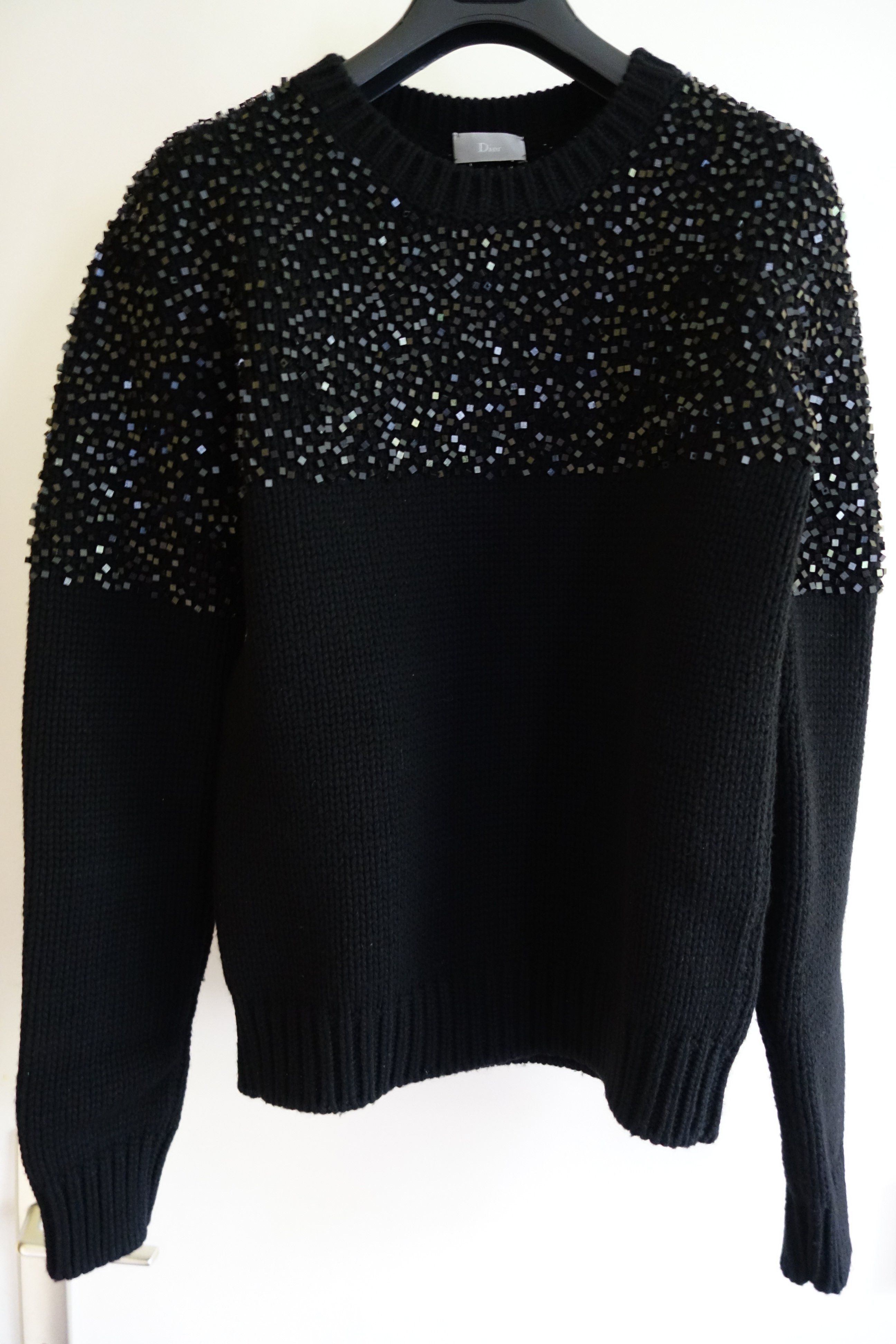 Dior × Kris Van Assche DIOR - Sweater Knitwear XS Black Wool Angles AW09 FW09 NEW Size US XS / EU 42 / 0 - 2 Thumbnail