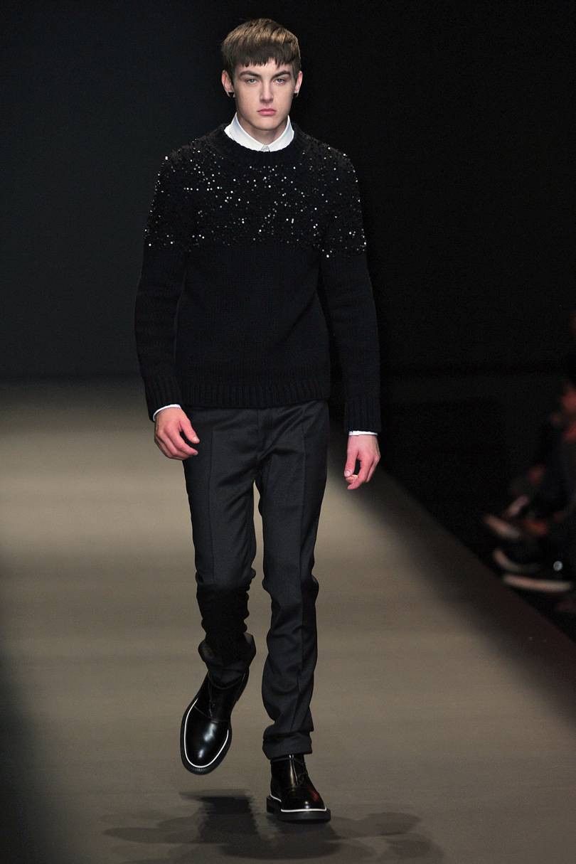 Dior × Kris Van Assche DIOR - Sweater Knitwear XS Black Wool Angles AW09 FW09 NEW Size US XS / EU 42 / 0 - 1 Thumbnail