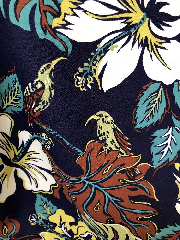 yoshie inaba Yoshie Inaba Japan Flowers Birds Hawaiian Aloha Shirt Size US L / EU 52-54 / 3 - 10 Thumbnail