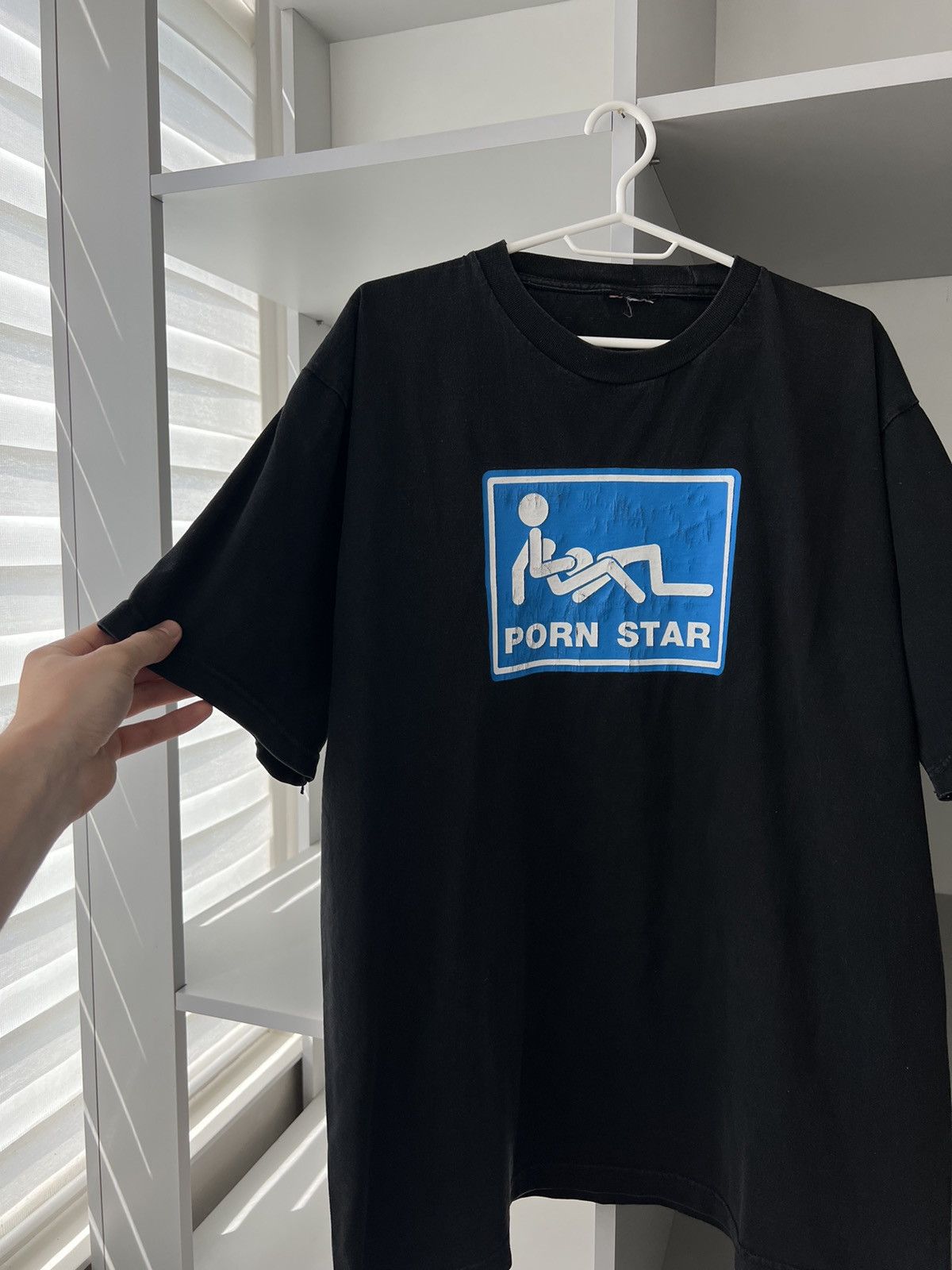 Hook-Ups × Stussy × Vintage Pornstar Vintage 90’ T Shirt Rare Size US L / EU 52-54 / 3 - 7 Thumbnail