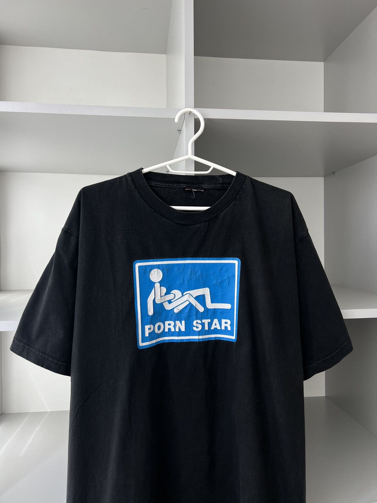 Hook-Ups × Stussy × Vintage Pornstar Vintage 90’ T Shirt Rare Size US L / EU 52-54 / 3 - 3 Thumbnail