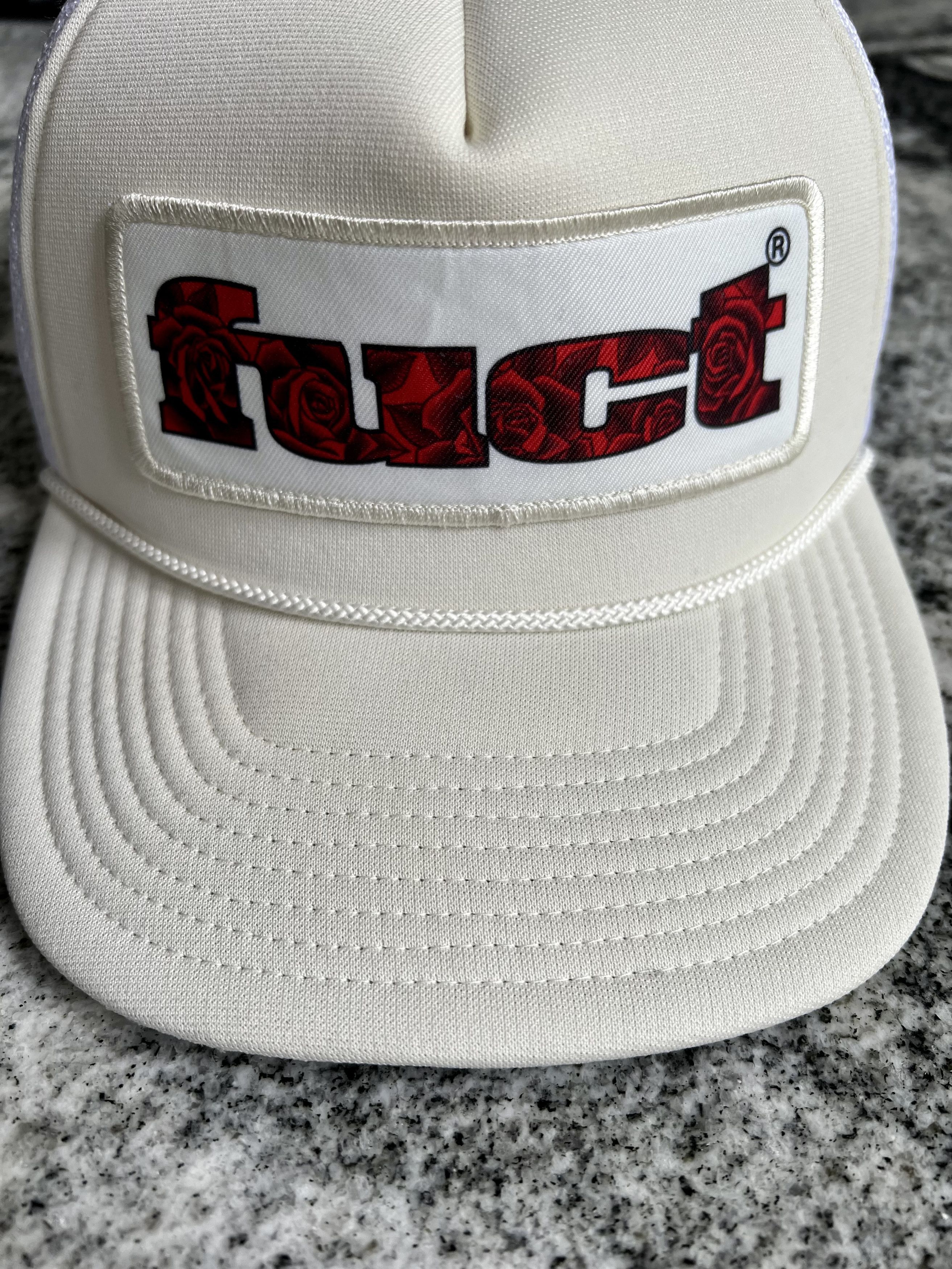 FUCT × SOFTMACHINE ROSE FILL LOGO MESH SNAPBACK HAT Size ONE SIZE - 2 Thumbnail