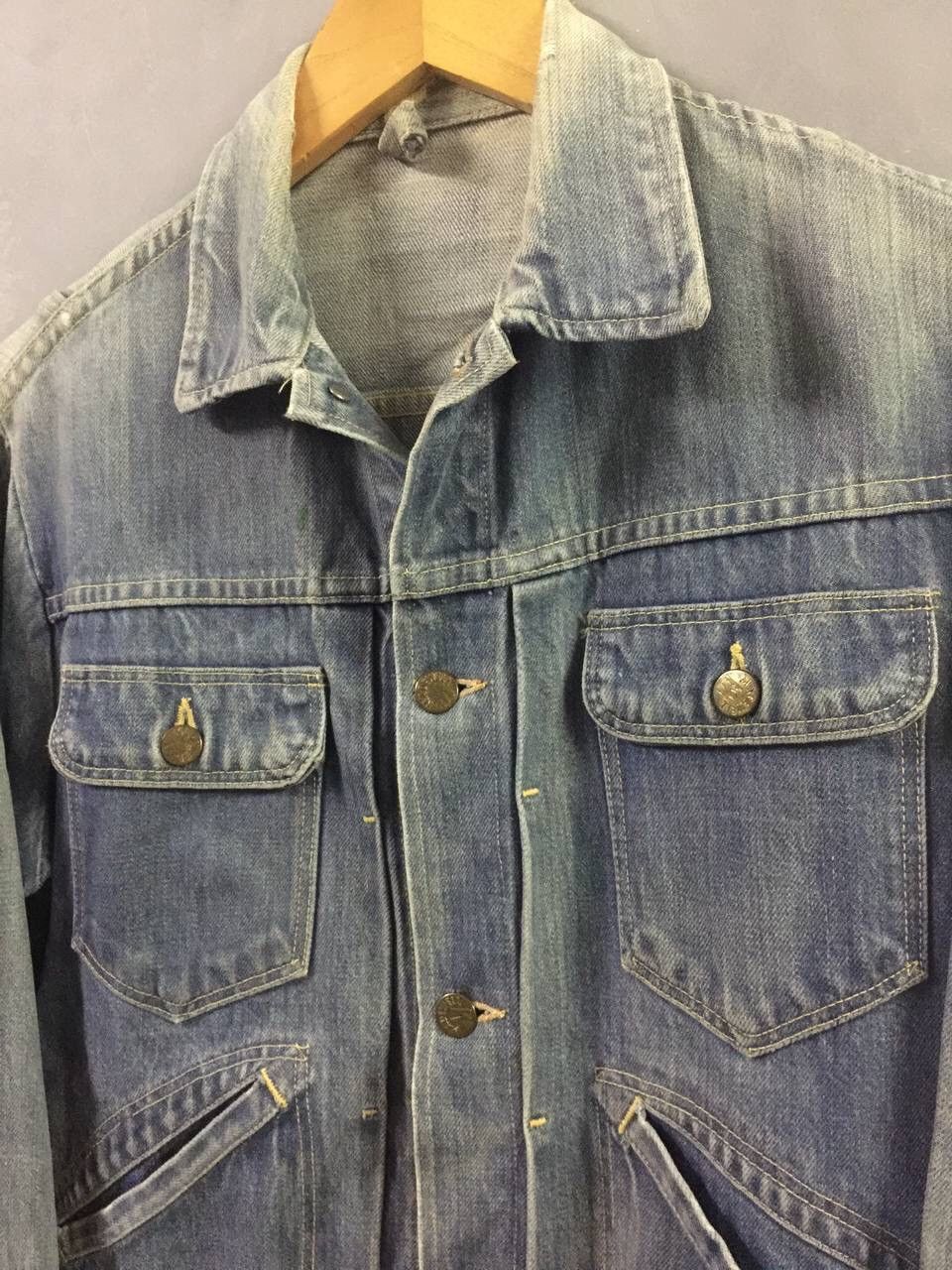 Vintage MADEWELL - Vintage Selvedge Denim Jacket Size US M / EU 48-50 / 2 - 3 Thumbnail
