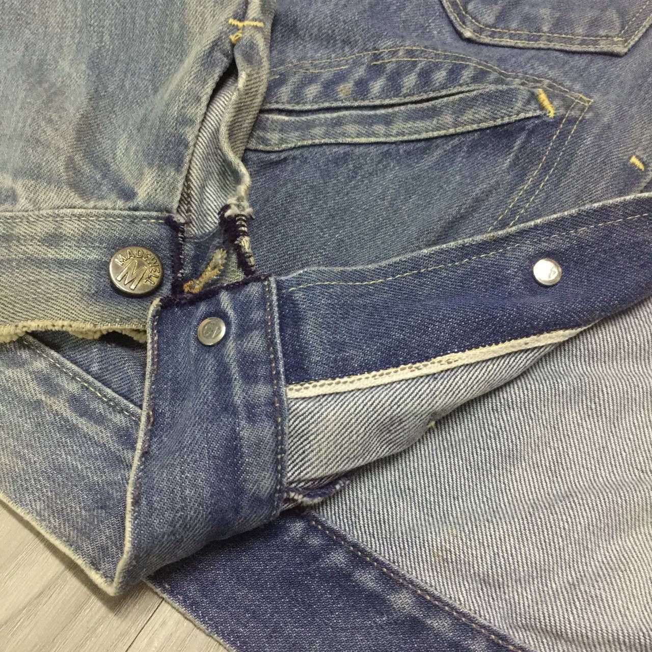 Vintage MADEWELL - Vintage Selvedge Denim Jacket Size US M / EU 48-50 / 2 - 13 Thumbnail