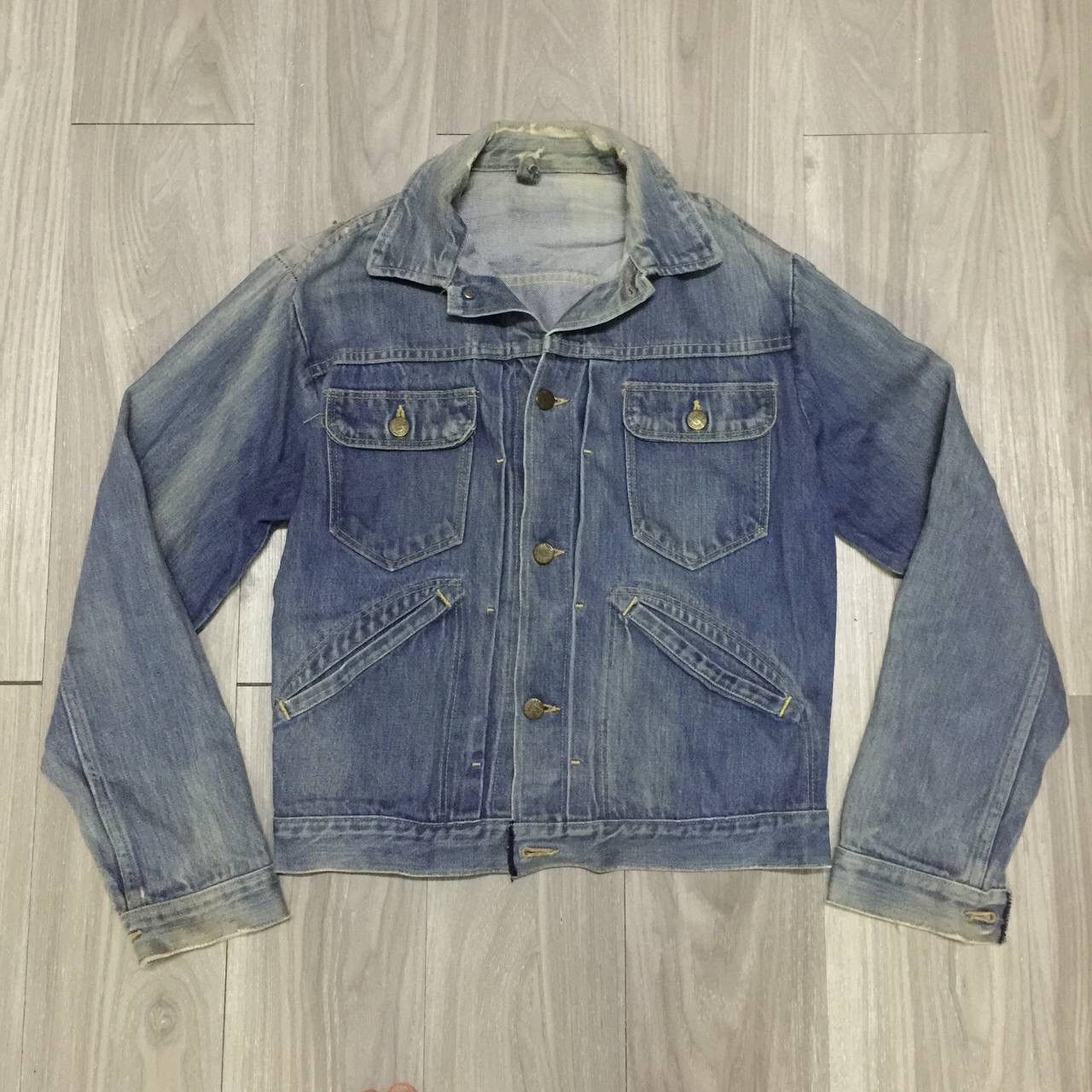 Vintage MADEWELL - Vintage Selvedge Denim Jacket Size US M / EU 48-50 / 2 - 8 Thumbnail