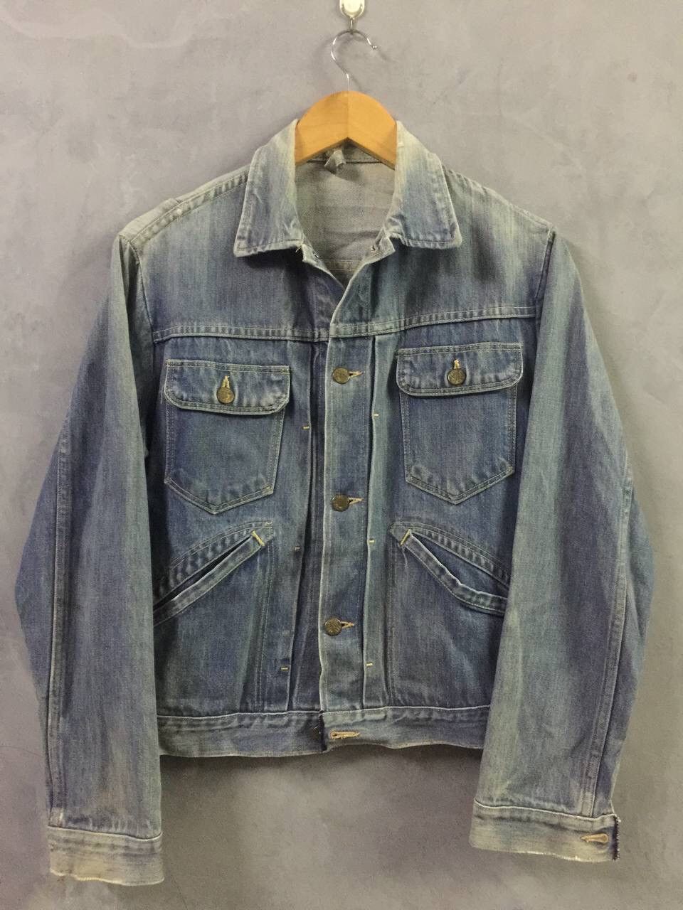 Vintage MADEWELL - Vintage Selvedge Denim Jacket Size US M / EU 48-50 / 2 - 1 Thumbnail
