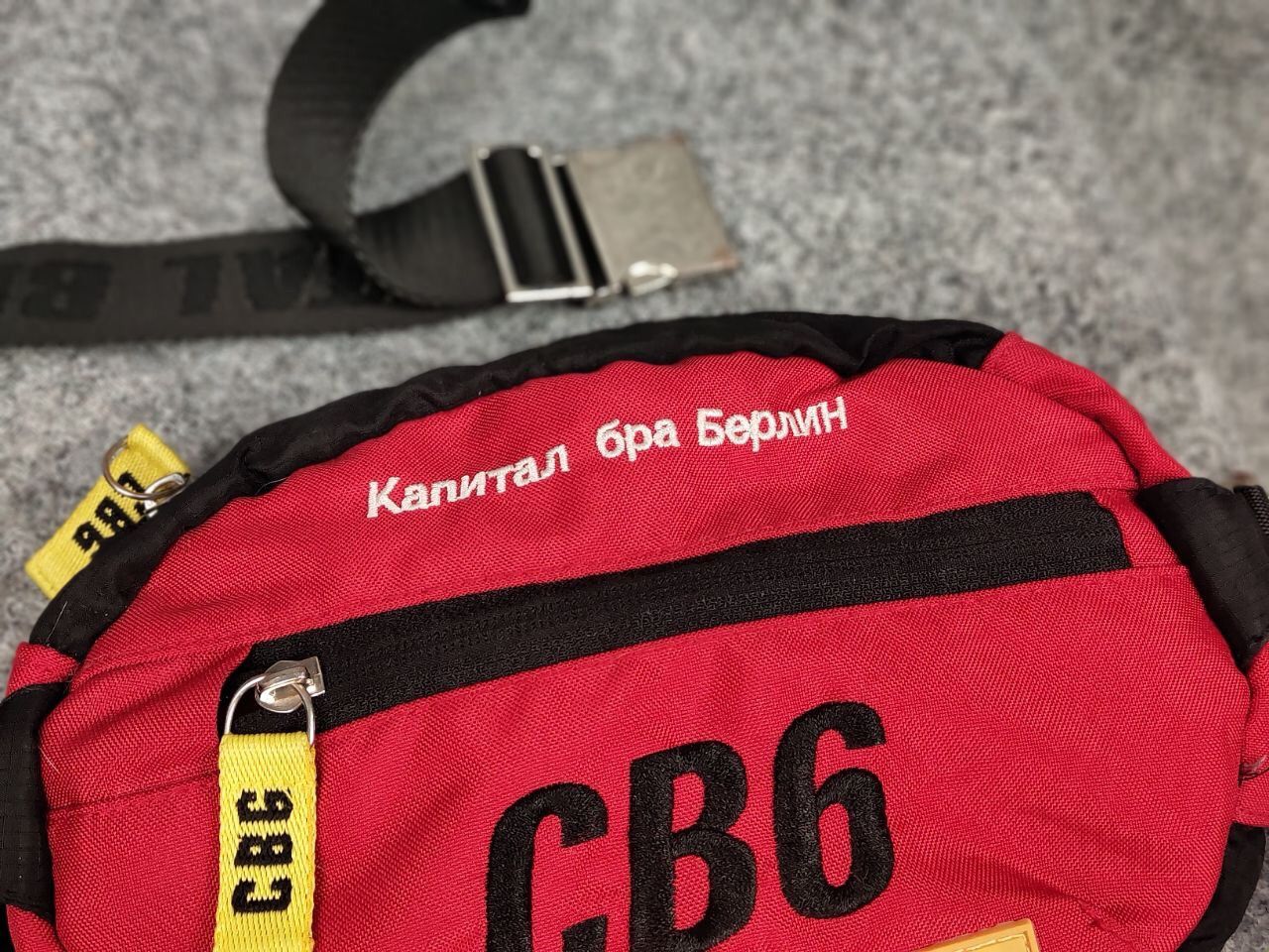 Capital Bra CB6 Ltd.Delux Hip Bag mini messenger Multi logo