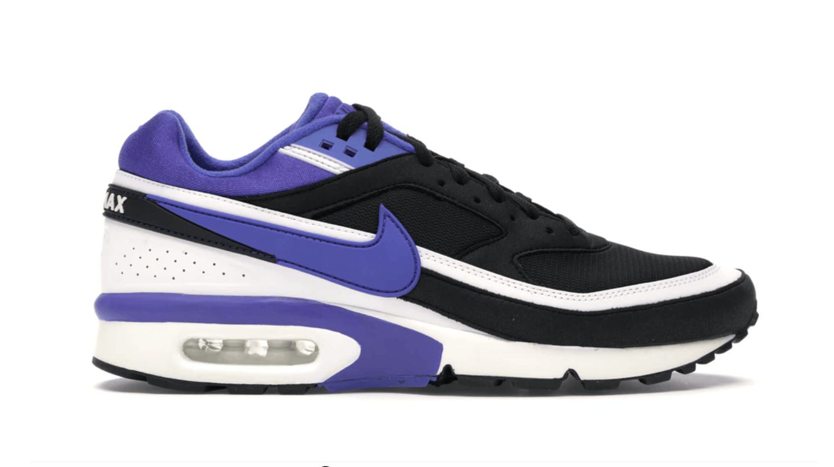 image of Nike Air Max Bw 2016 Black/persian Violet/white Shoes, Men's (Size 9)