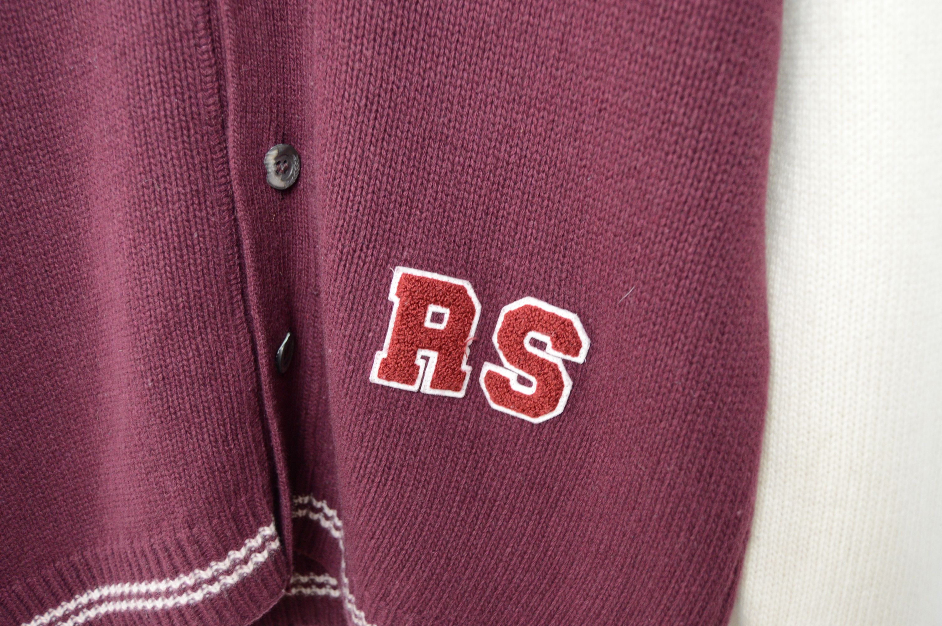 Fred Perry × Raf Simons raf simons varsity wool/cashmere cardigan Size US L / EU 52-54 / 3 - 9 Thumbnail