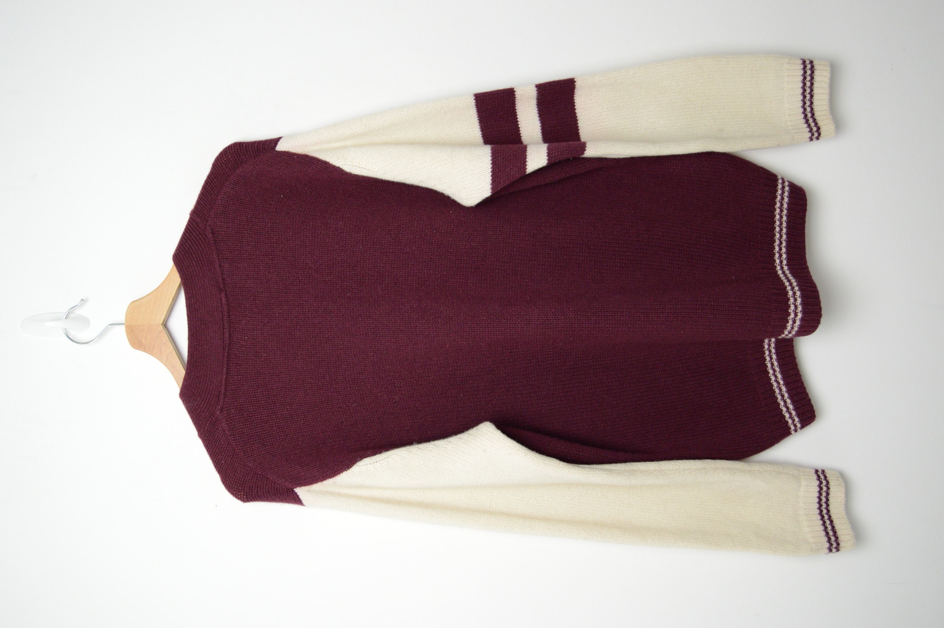 Fred Perry × Raf Simons raf simons varsity wool/cashmere cardigan Size US L / EU 52-54 / 3 - 14 Thumbnail